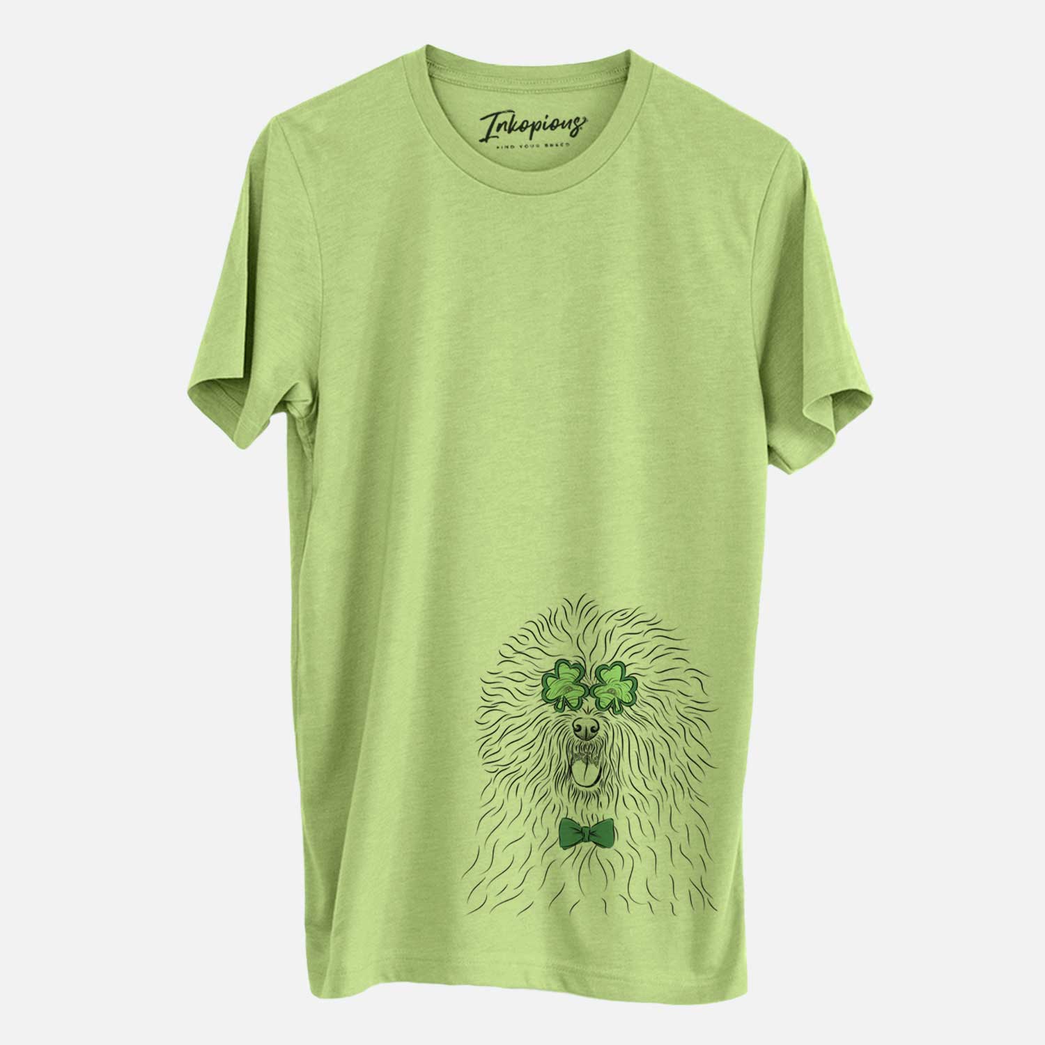 St. Patrick's Cozie the Old English Sheepdog - Unisex Crewneck - Image 3