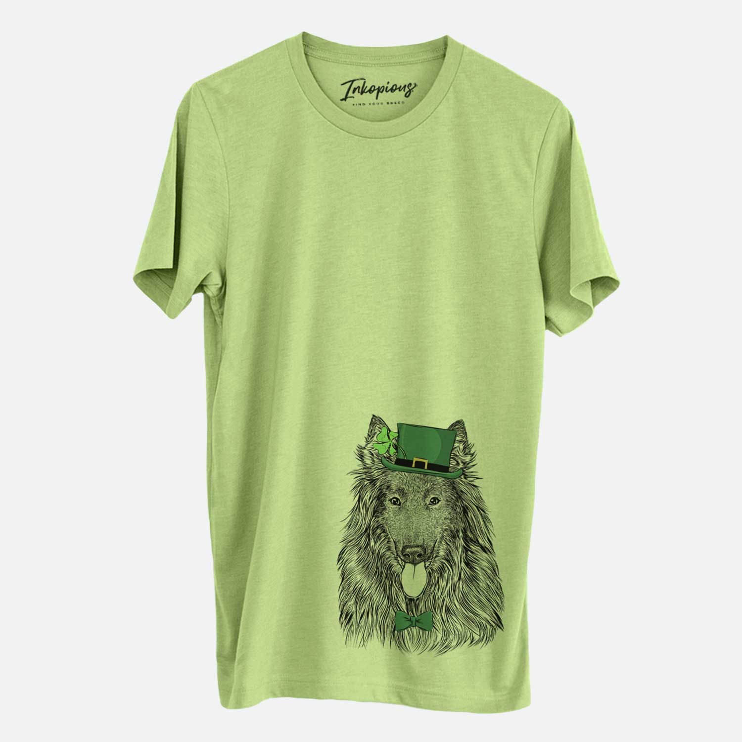 St. Patrick's Daan the Belgian Shepherd - Unisex Crewneck - Image 3