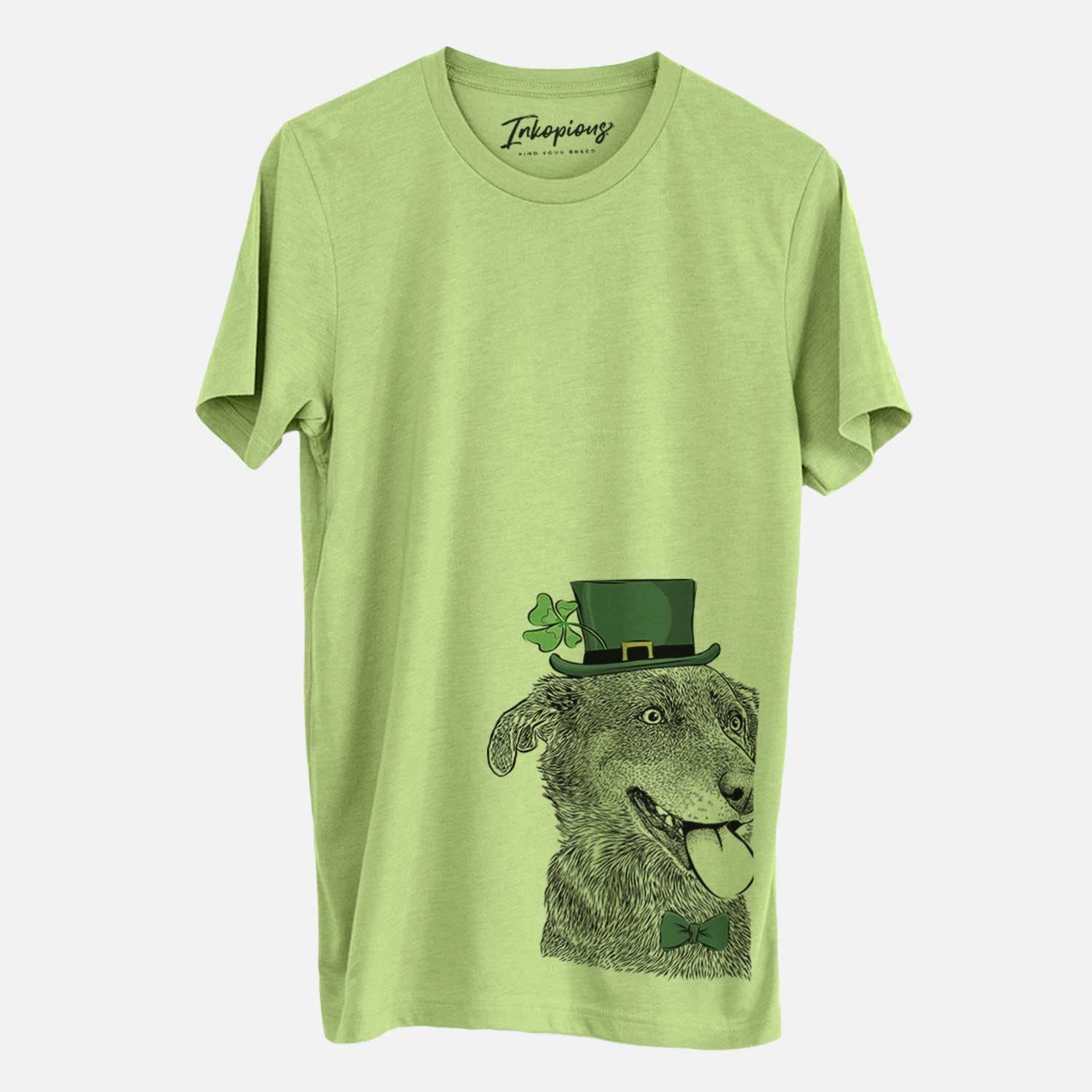 St. Patrick's Daisy the Australian Shepherd Mix - Unisex Crewneck - Image 3