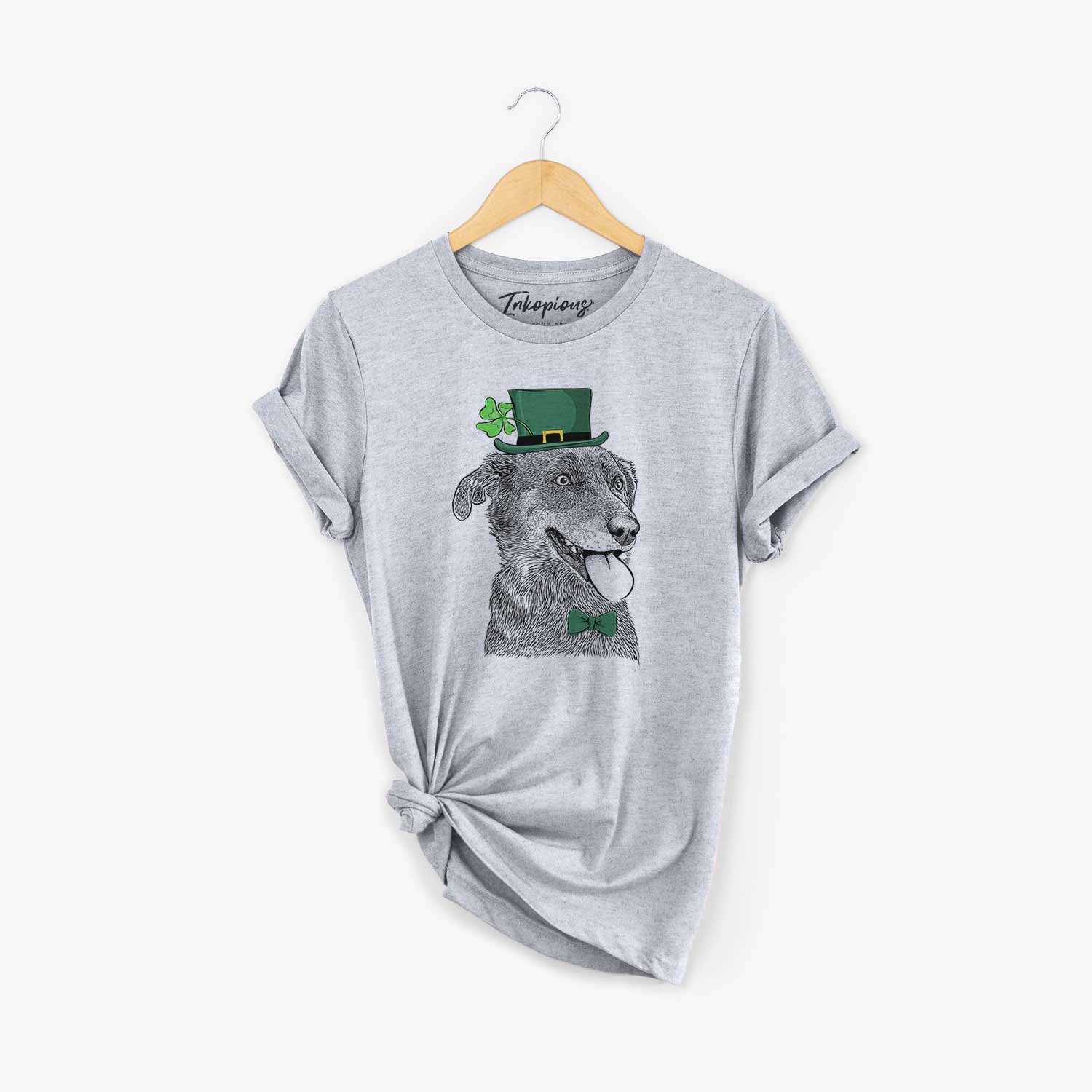 St. Patrick's Daisy the Australian Shepherd Mix - Unisex Crewneck - Image 5
