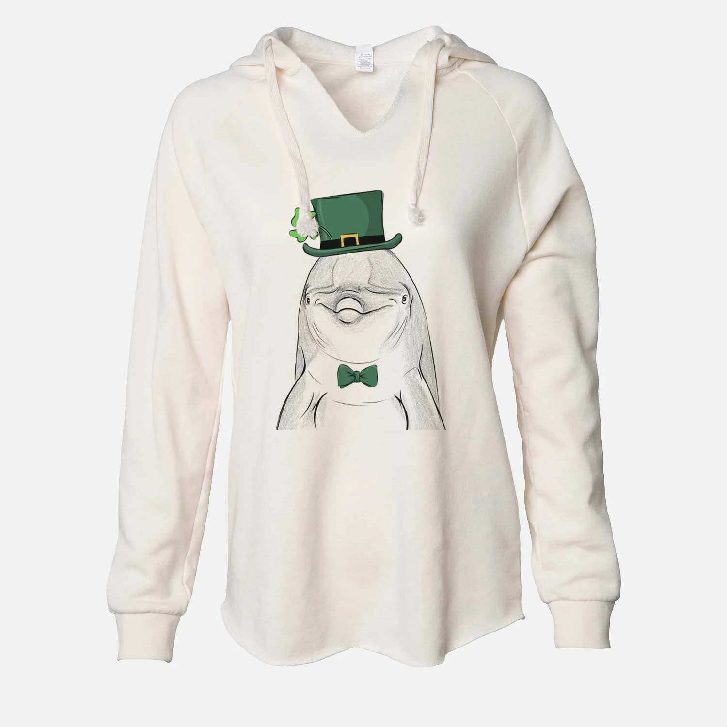 St. Patrick's Dave the Dolphin - Cali Wave Hooded Sweatshirt - Image 7