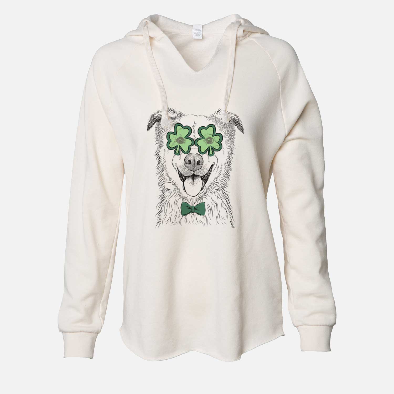 St. Patrick's Dawson the Mixed Breed - Cali Wave Hooded Sweatshirt - Image 7