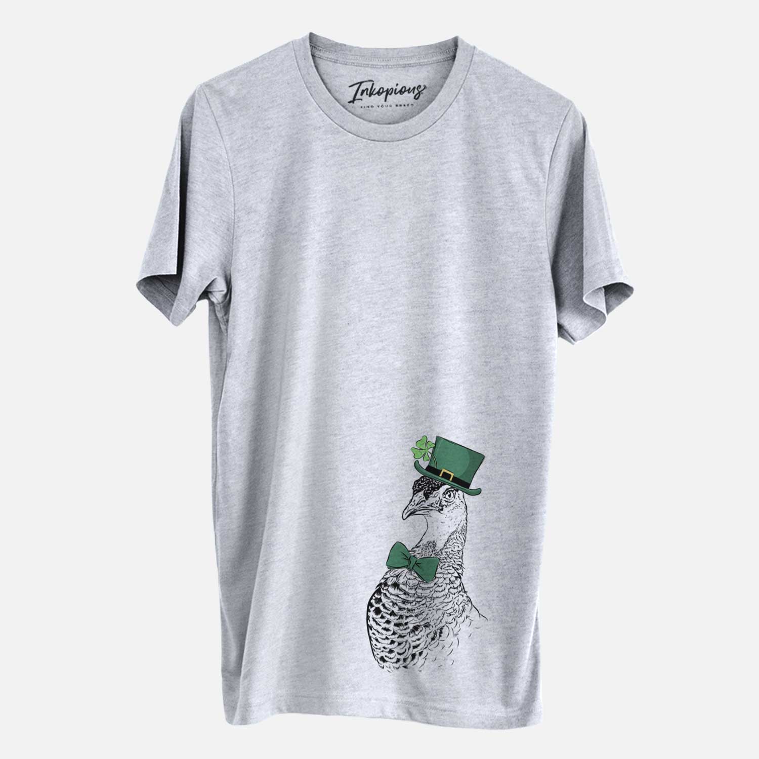 St. Patrick's Dee the Peahen - Unisex Crewneck - Image 2