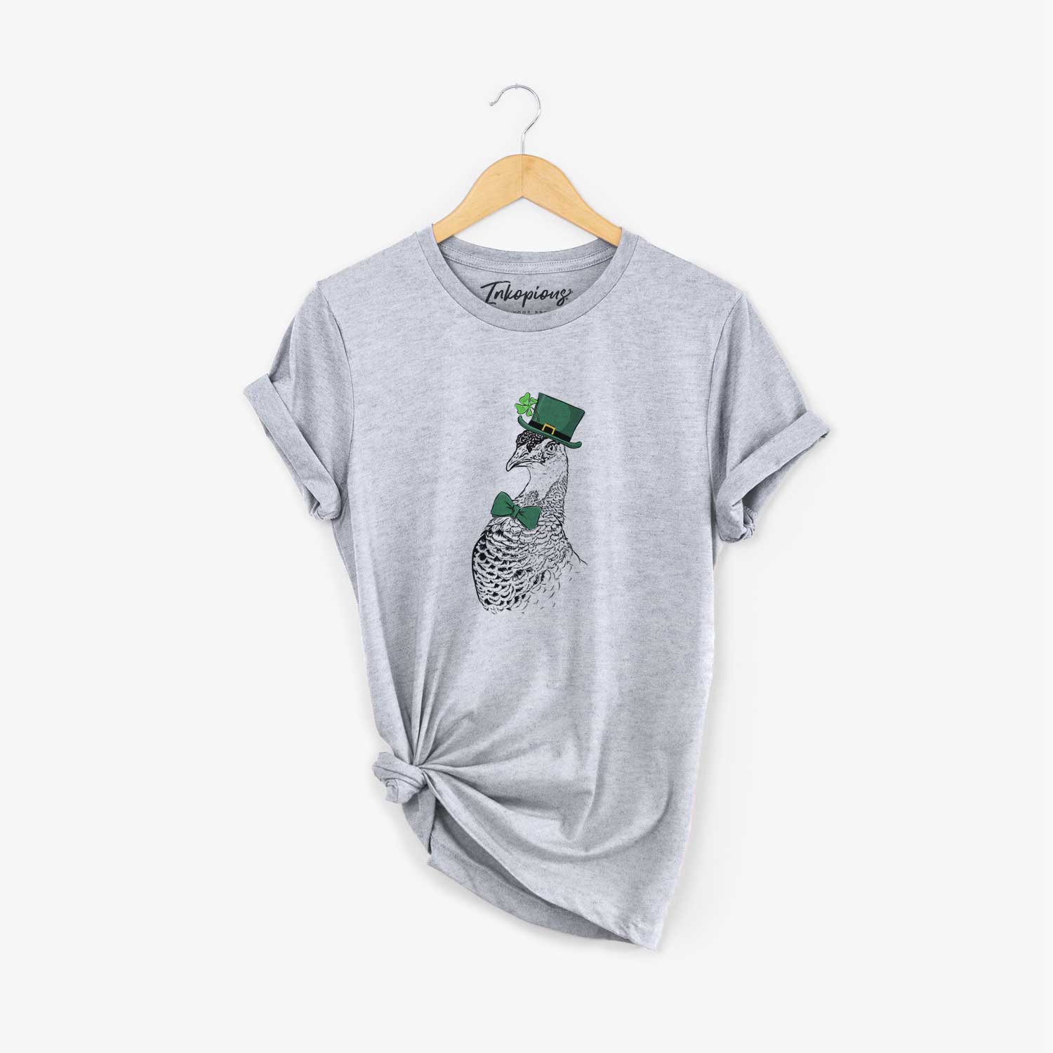 St. Patrick's Dee the Peahen - Unisex Crewneck - Image 5