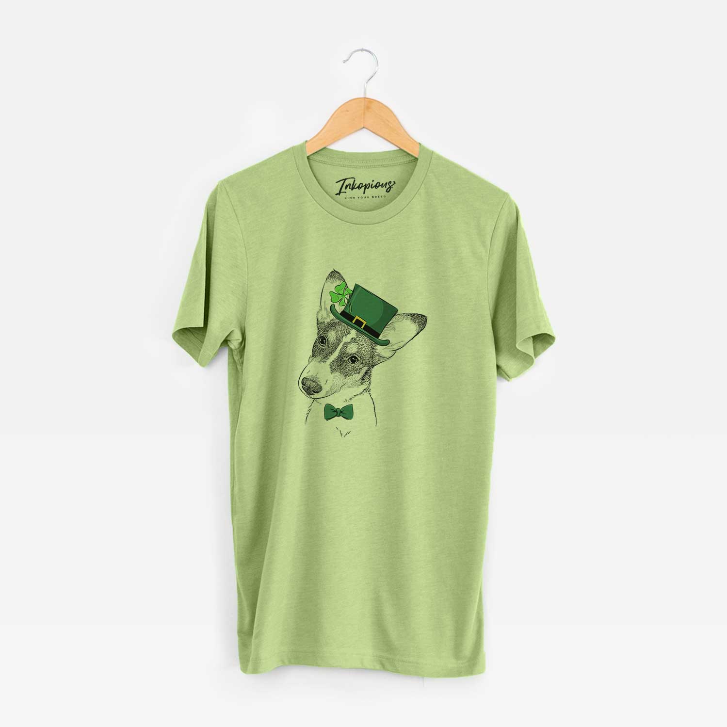 St. Patrick's Dexter the Corgi - Unisex Crewneck - Image 6