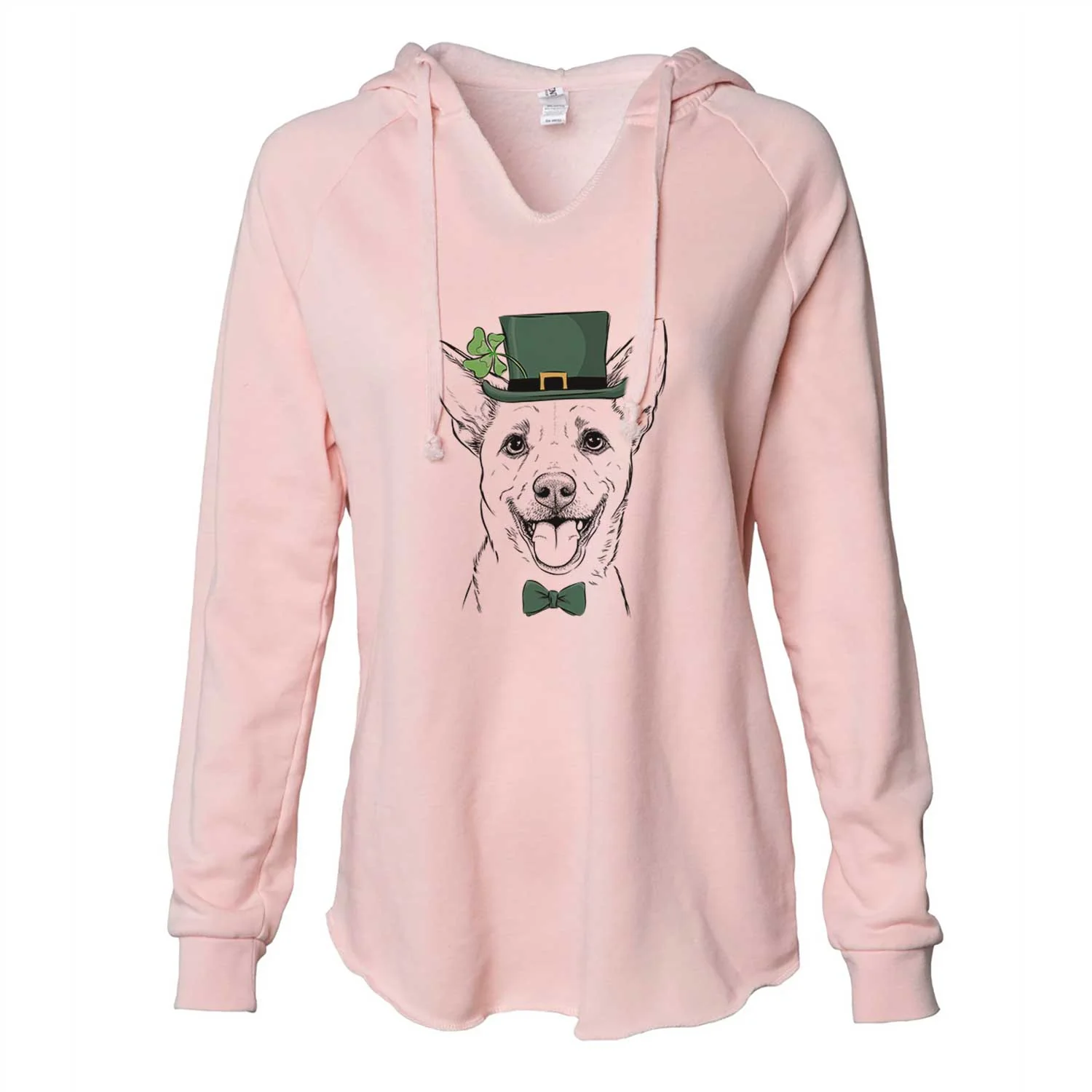 St. Patrick's Dinghy the Mixed Breed - Cali Wave Hooded Sweatshirt - Image 4