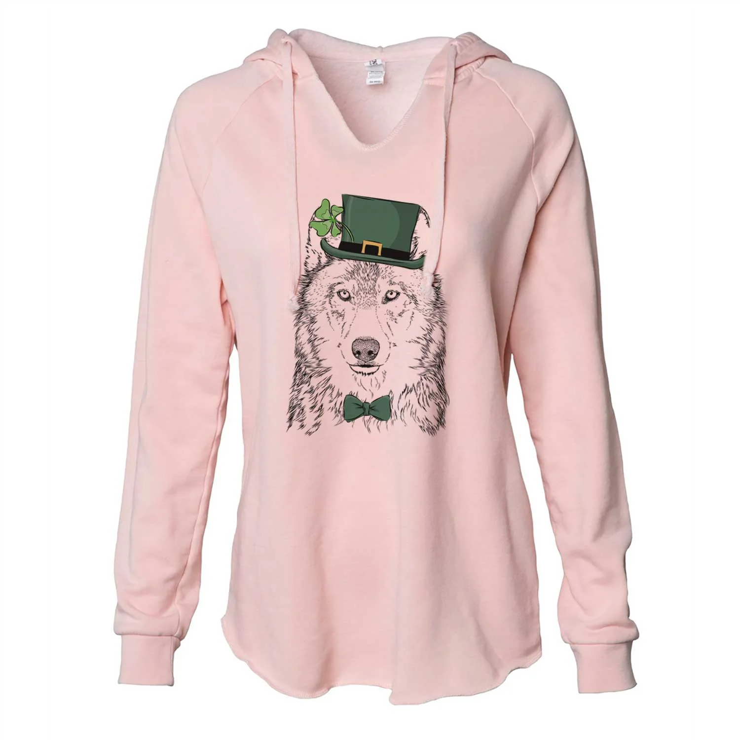 St. Patrick's Django the Grey Wolf - Cali Wave Hooded Sweatshirt - Image 4