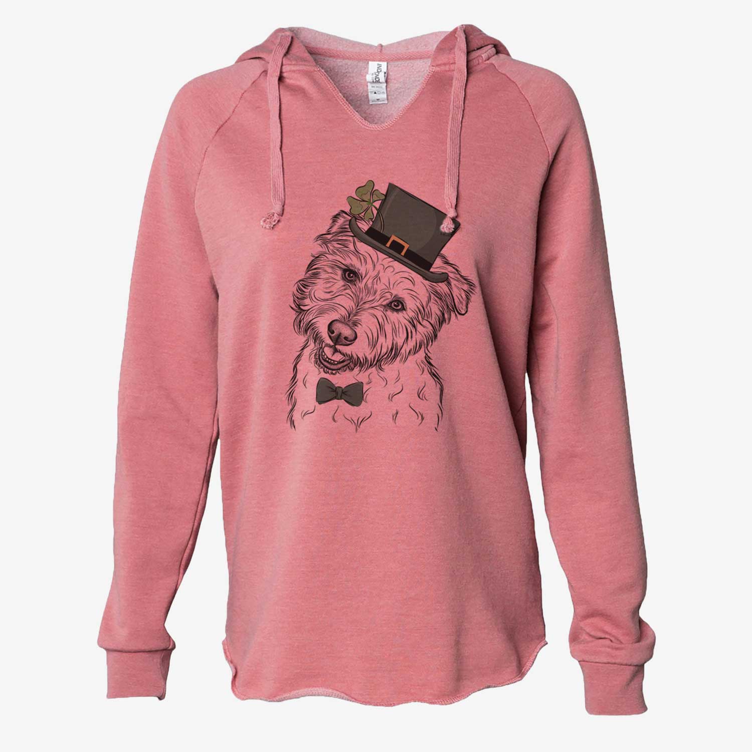 St. Patrick's Duffy the Glen of Imaal Terrier - Cali Wave Hooded Sweatshirt - Image 5