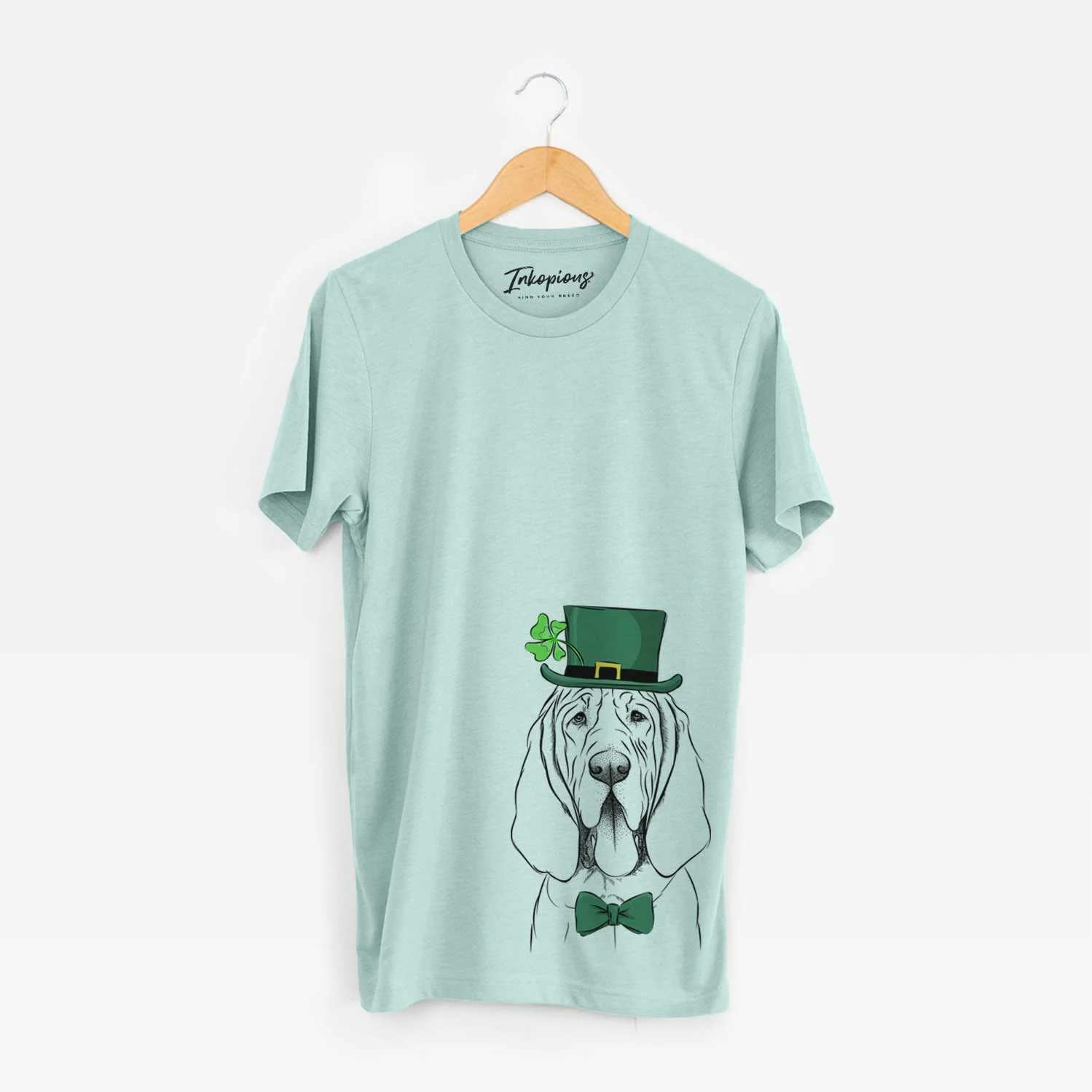 St. Patrick's Earl the Bloodhound - Unisex Crewneck - Image 4