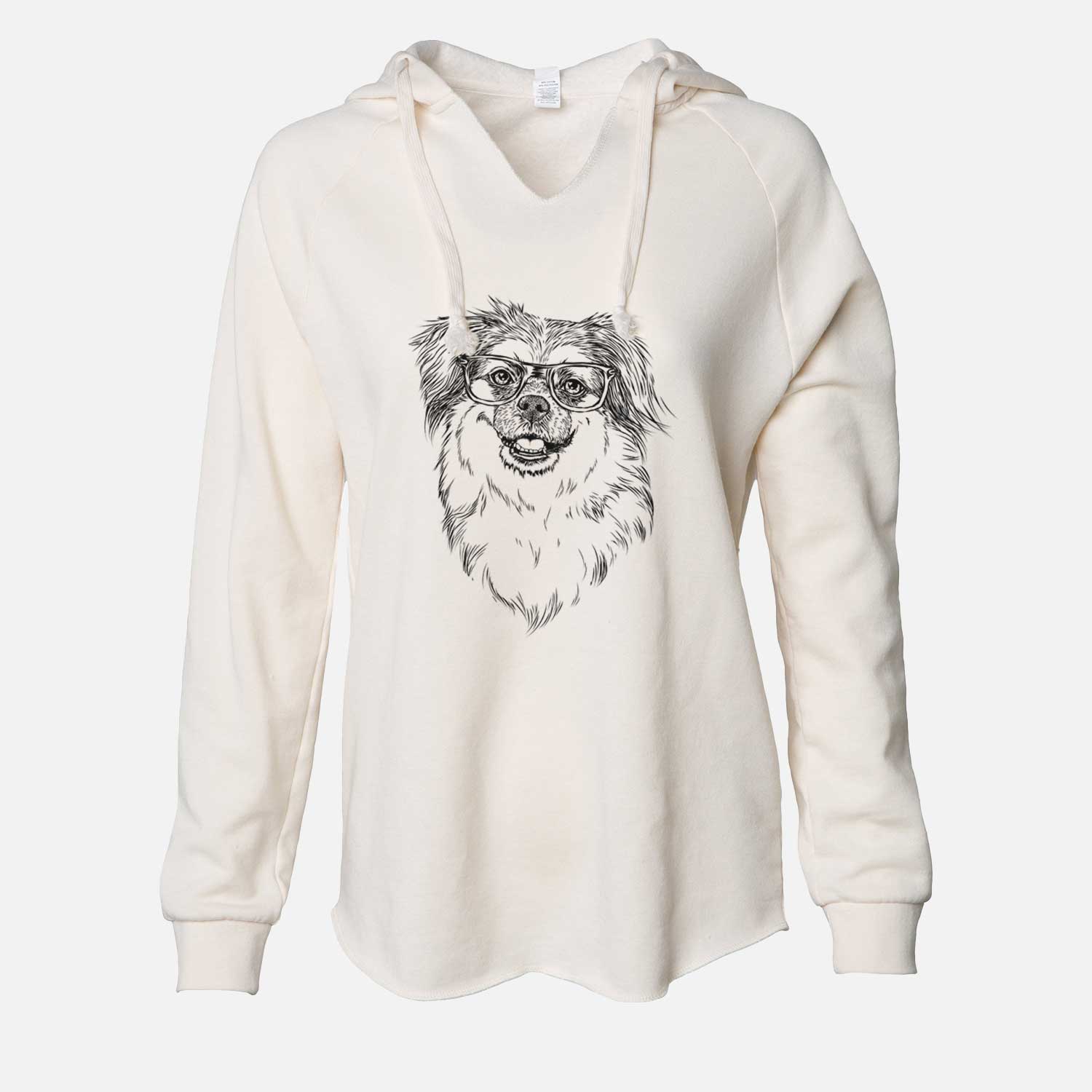 St. Patrick's Ed the Tibetan Spaniel - Cali Wave Hooded Sweatshirt - Image 7