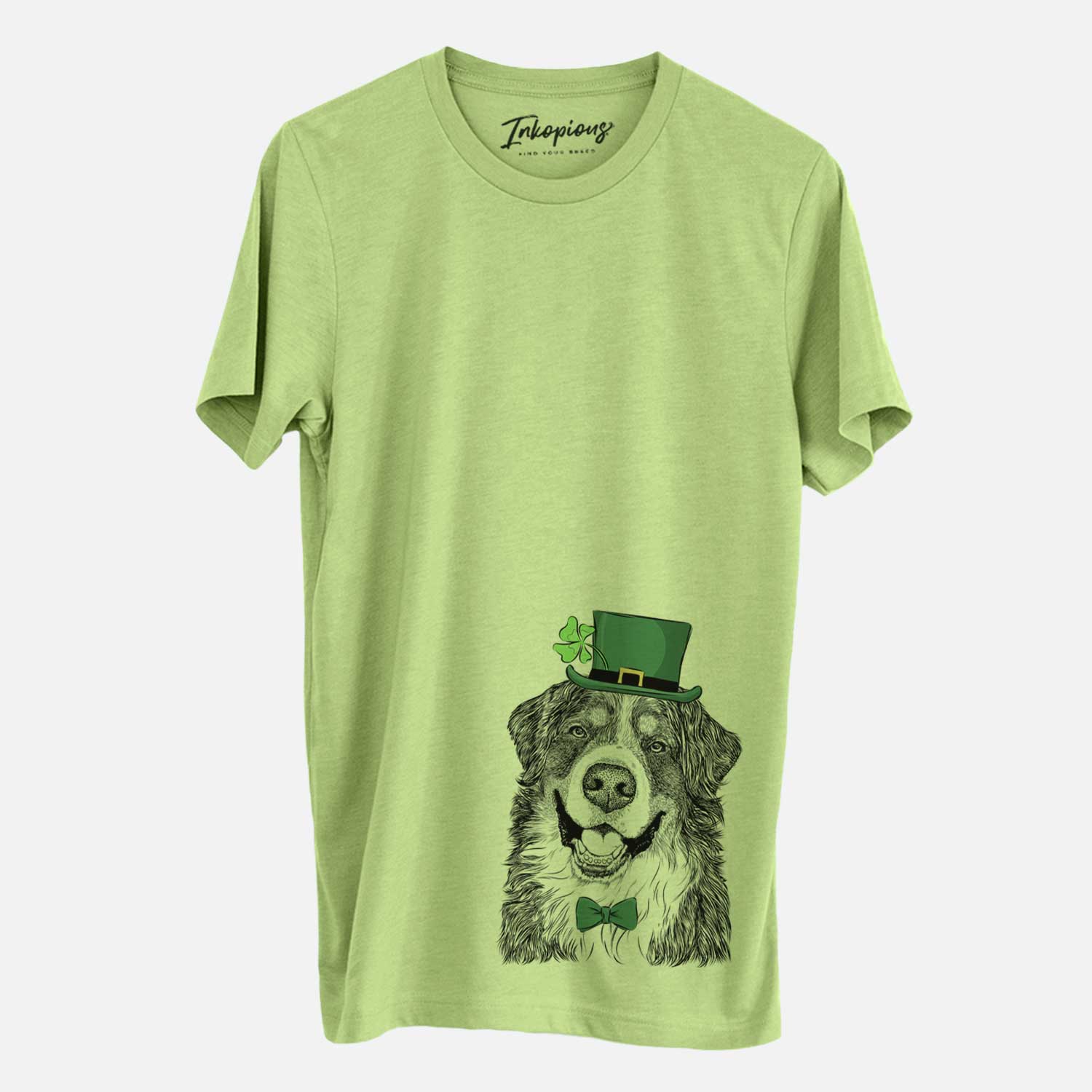 St. Patrick's Eiger the Bernese Mountain Dog - Unisex Crewneck - Image 3