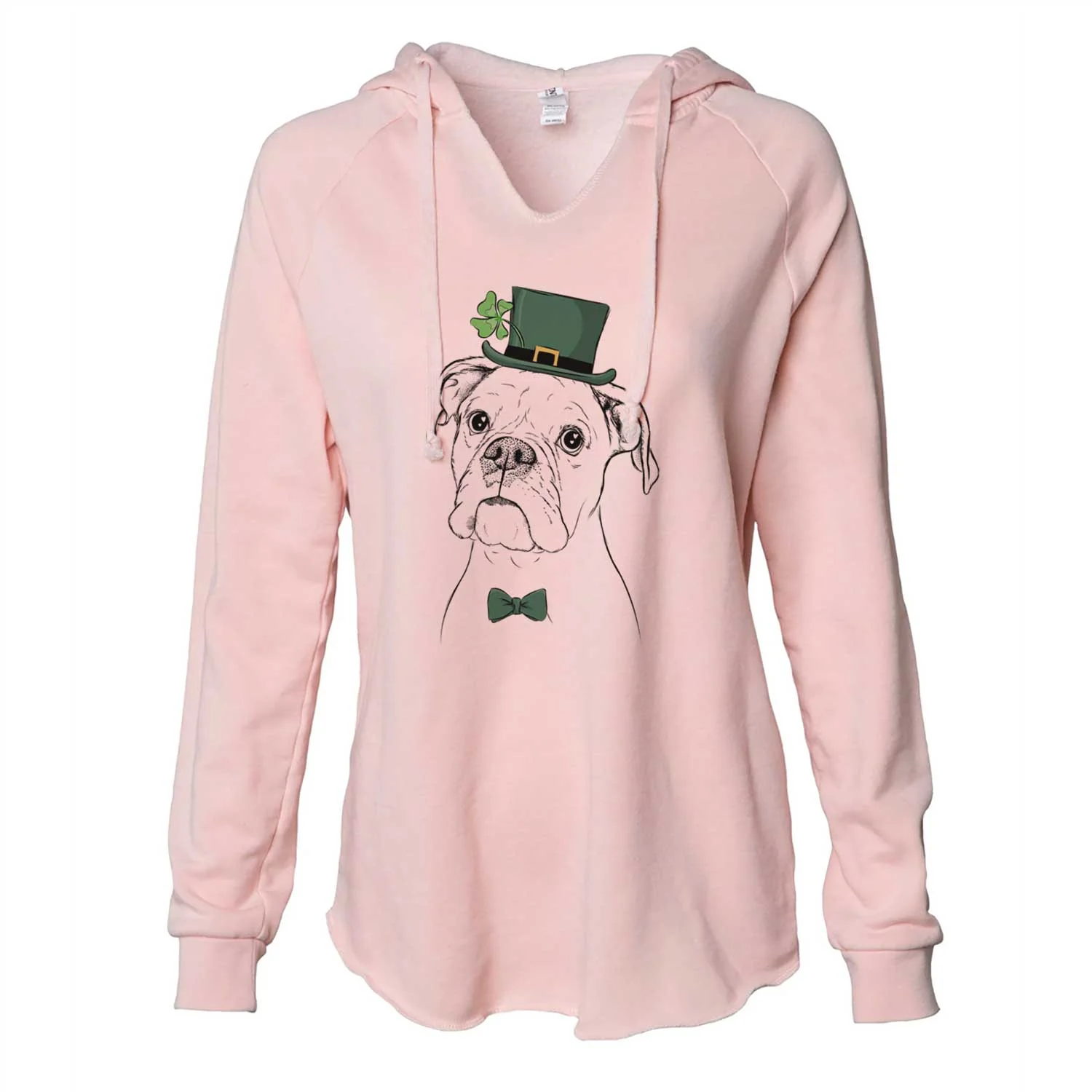 St. Patrick's Ellie the Boxer - Cali Wave Hooded Sweatshirt - Image 4