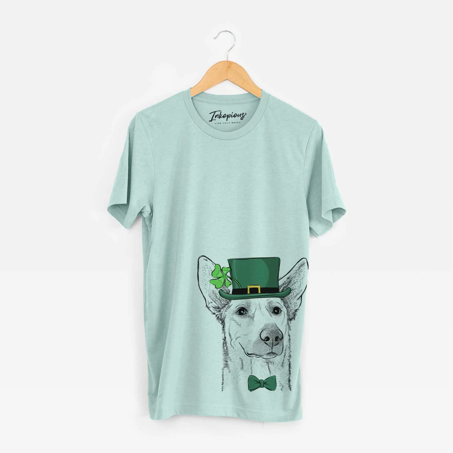 St. Patrick's Ember the Shepherd Mix - Unisex Crewneck - Image 4