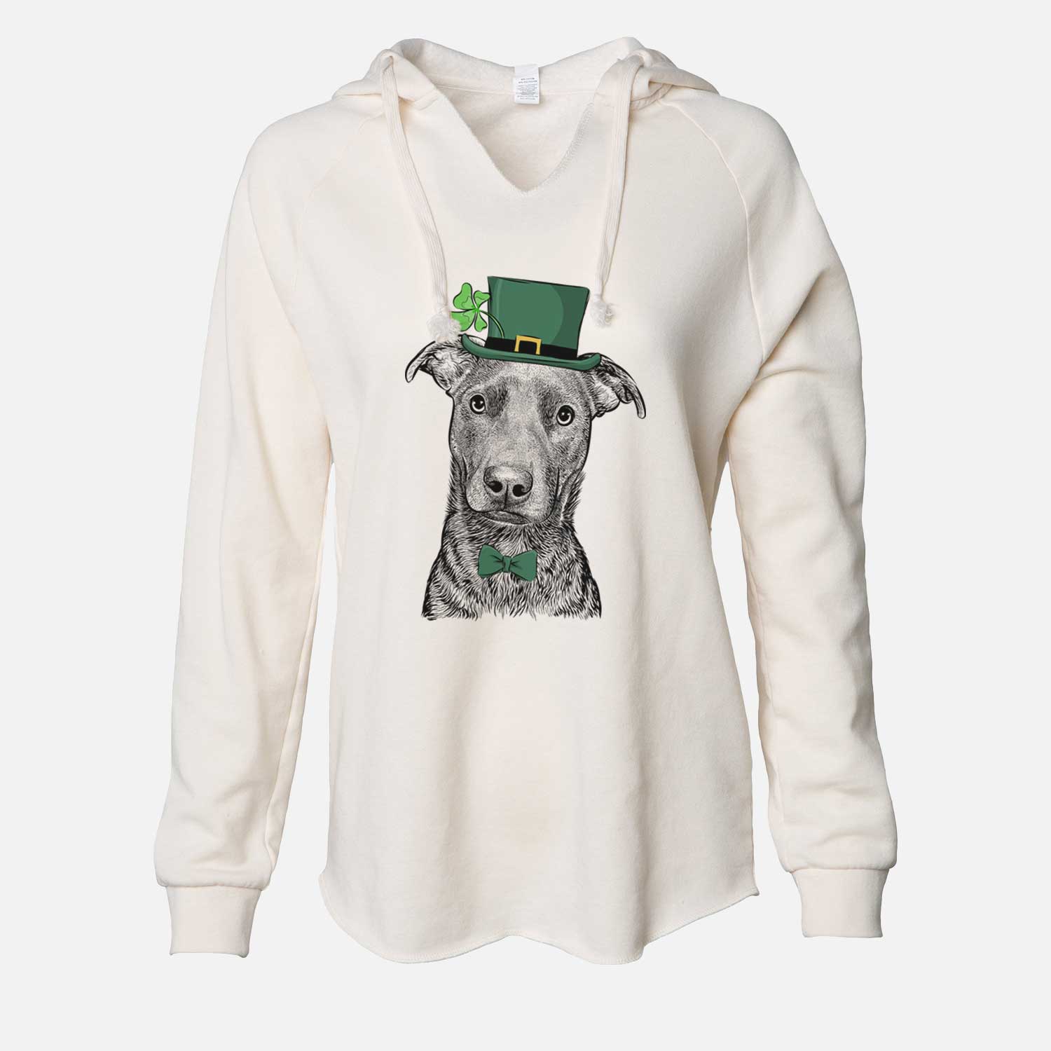 St. Patrick's Embyr the Mixed Breed - Cali Wave Hooded Sweatshirt - Image 7