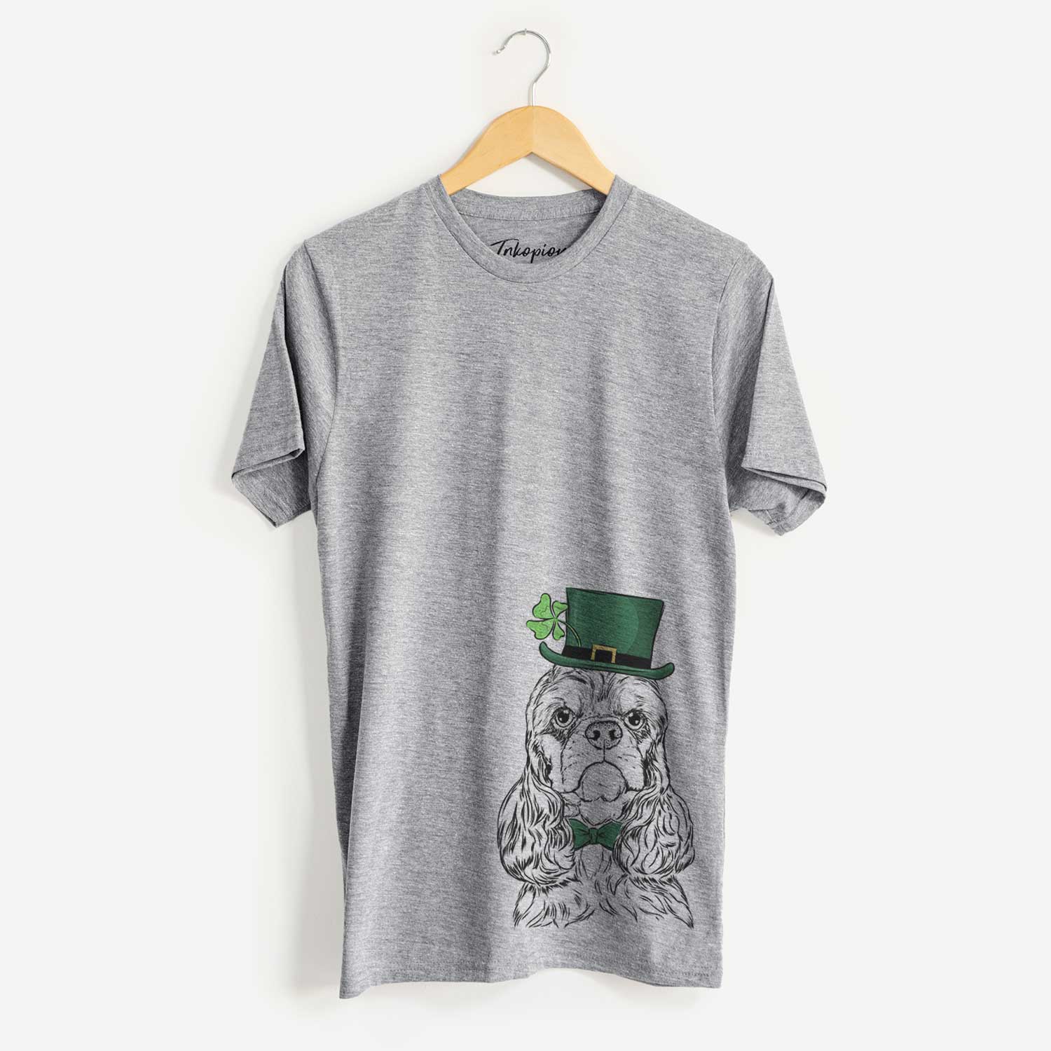 St. Patrick's Emma the Cocker Spaniel - Unisex Crewneck - Image 2