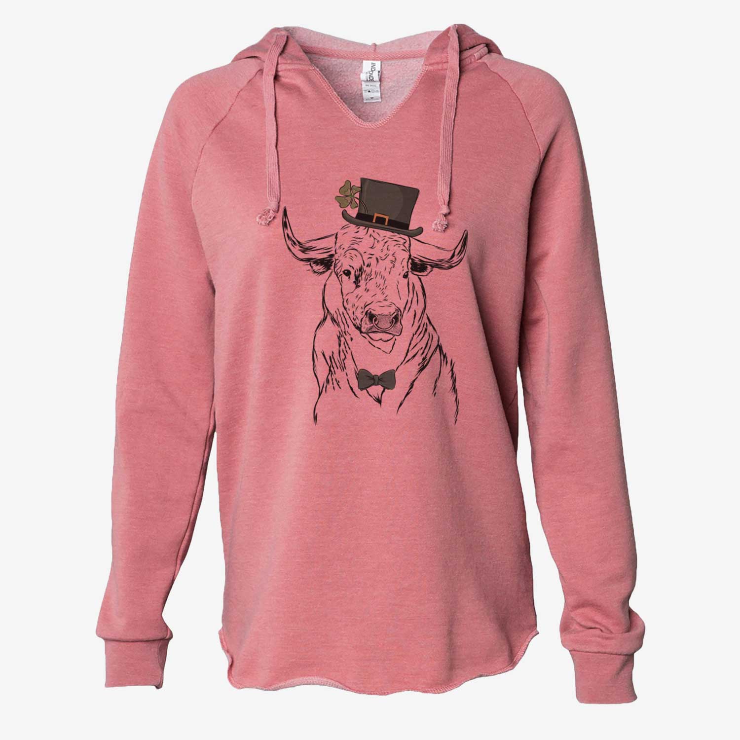 St. Patrick's Ferdinand the Bull - Cali Wave Hooded Sweatshirt - Image 5