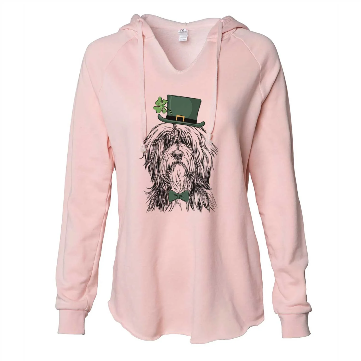 St. Patrick's Fiji the Polish Lowland Sheepdog - Cali Wave Hooded Sweatshirt - Image 4