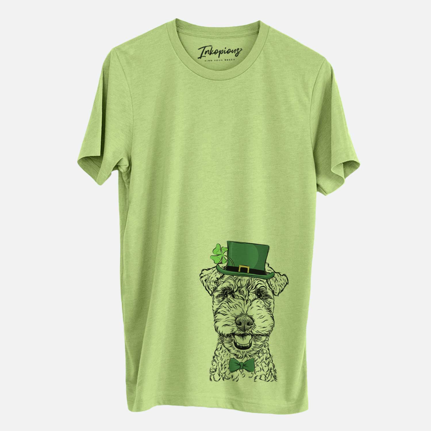 St. Patrick's Fintan the Irish Troodle - Unisex Crewneck - Image 3