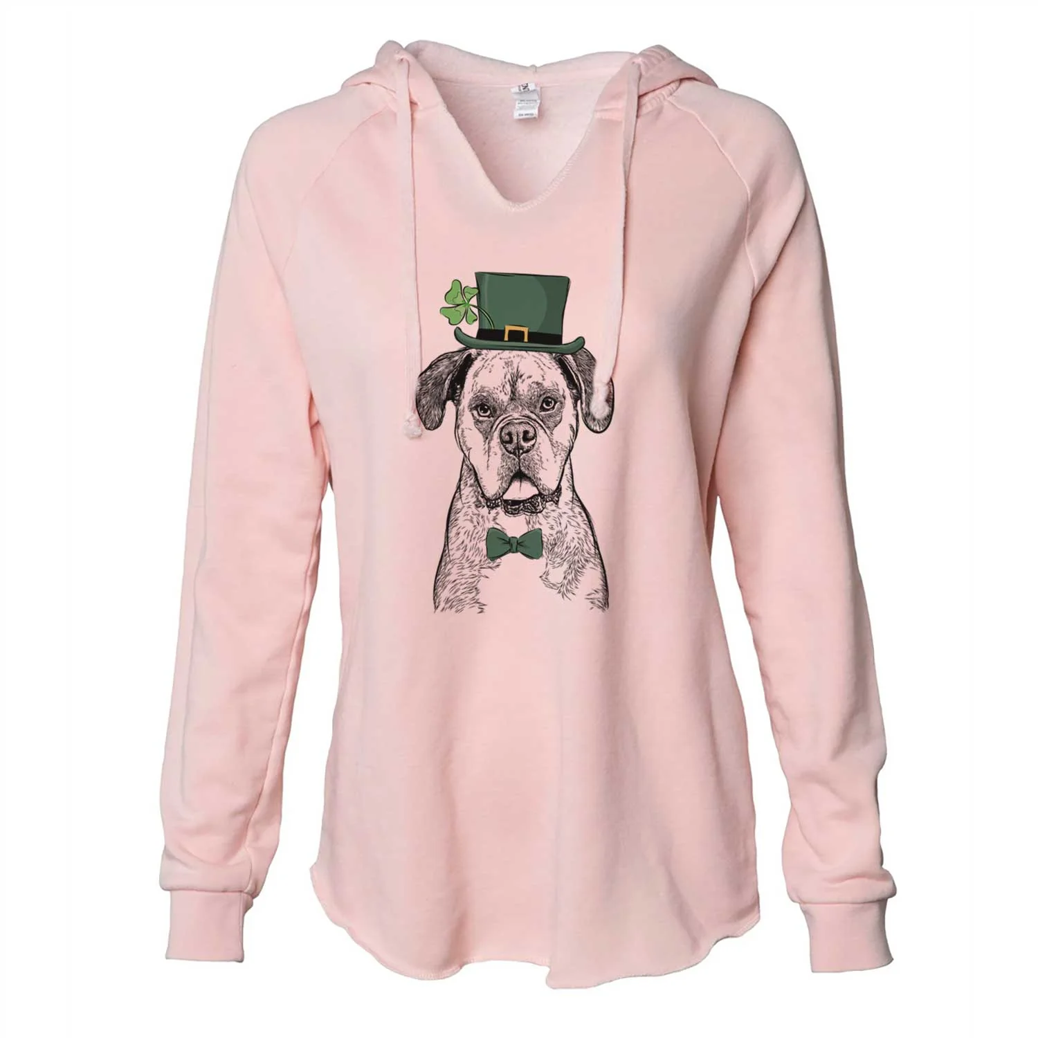 St. Patrick's Floydie Bear the Boxer - Cali Wave Hooded Sweatshirt - Image 4