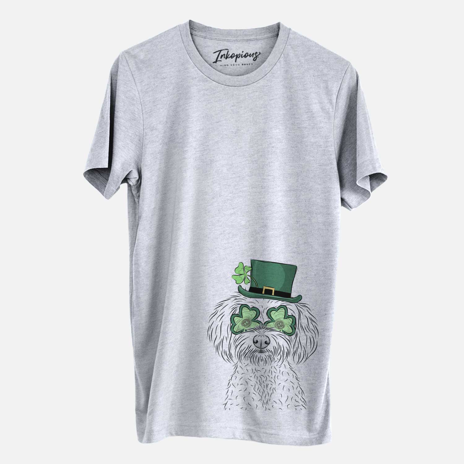 St. Patrick's Francesca the Maltipoo - Unisex Crewneck - Image 2