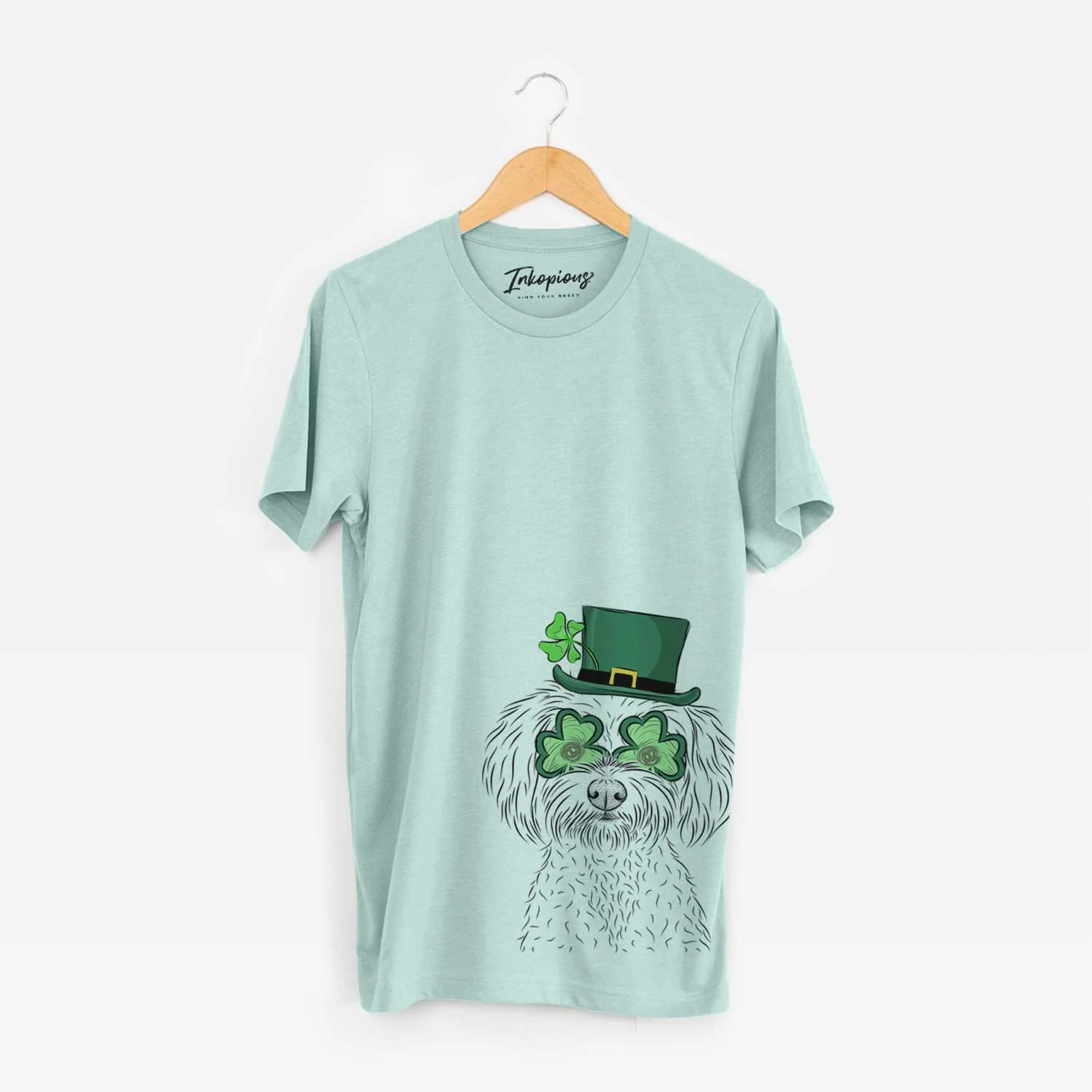 St. Patrick's Francesca the Maltipoo - Unisex Crewneck - Image 4