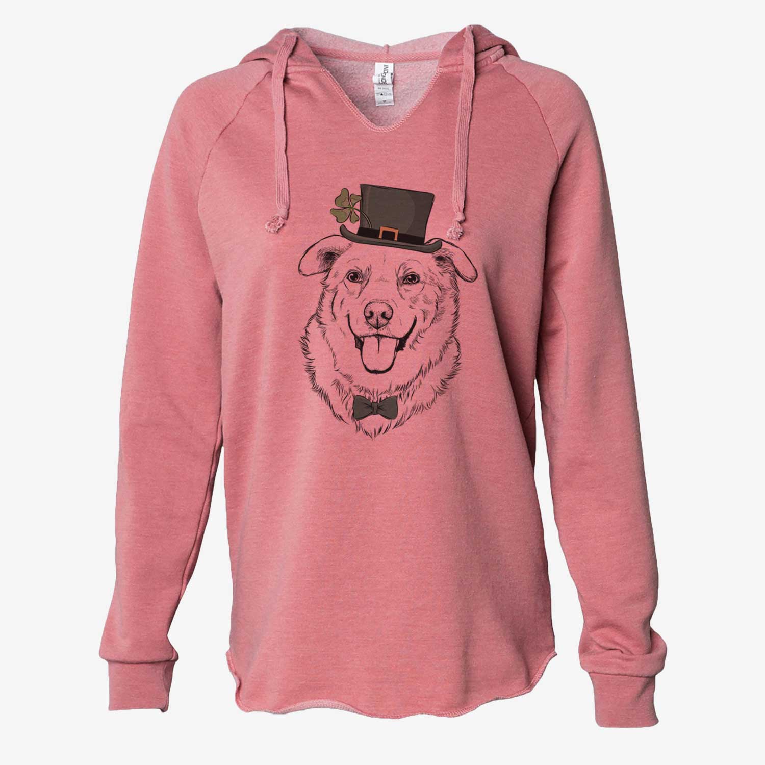 St. Patrick's Freeley the Mixed Breed - Cali Wave Hooded Sweatshirt - Image 5