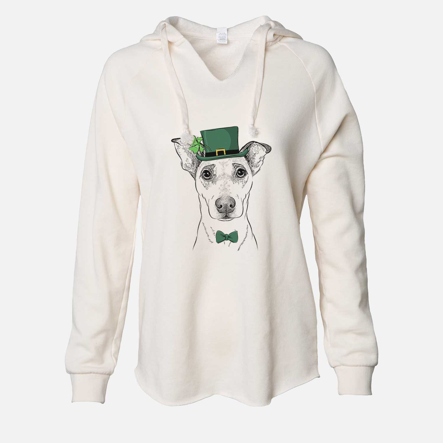 St. Patrick's Georgie Rat the Terrier Mix - Cali Wave Hooded Sweatshirt - Image 7