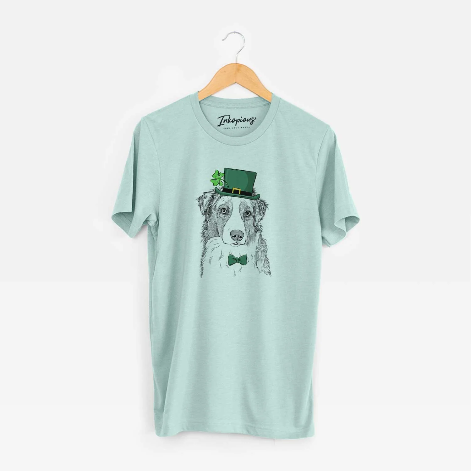 St. Patrick's Ginger the Australian Shepherd - Unisex Crewneck - Image 7