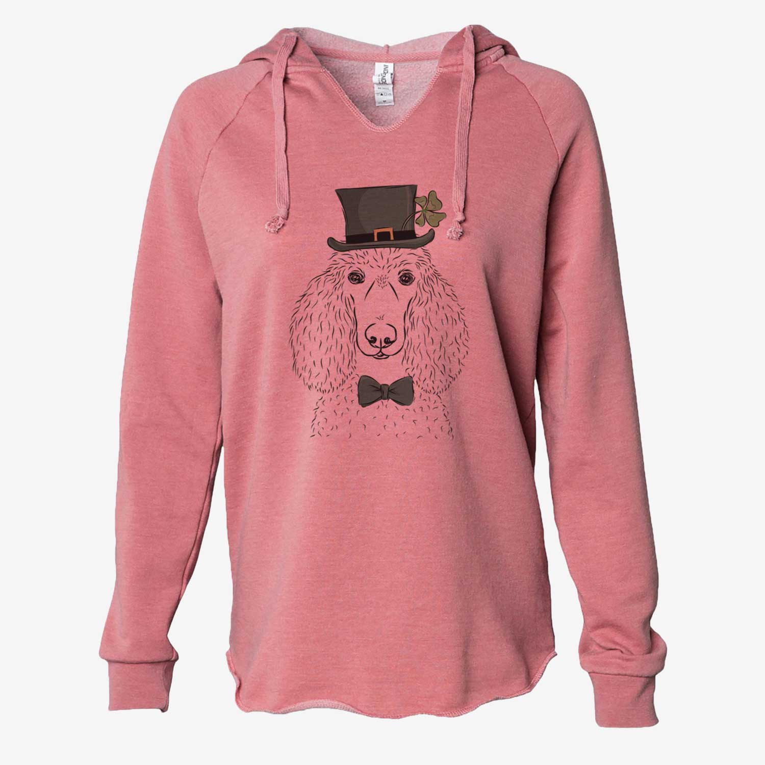 St. Patrick's Giovanni the Poodle - Cali Wave Hooded Sweatshirt - Image 5
