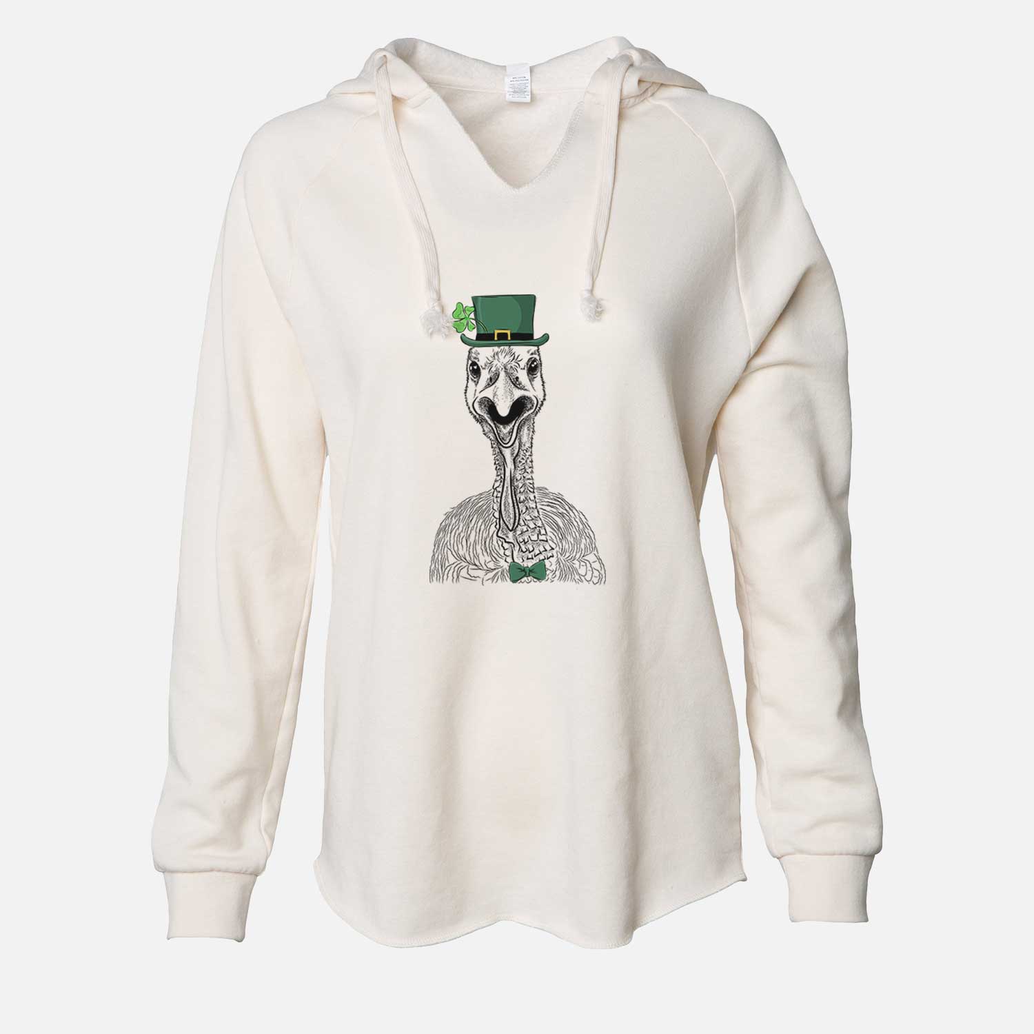 St. Patrick's Gobble the Turkey - Cali Wave Hooded Sweatshirt - Image 7