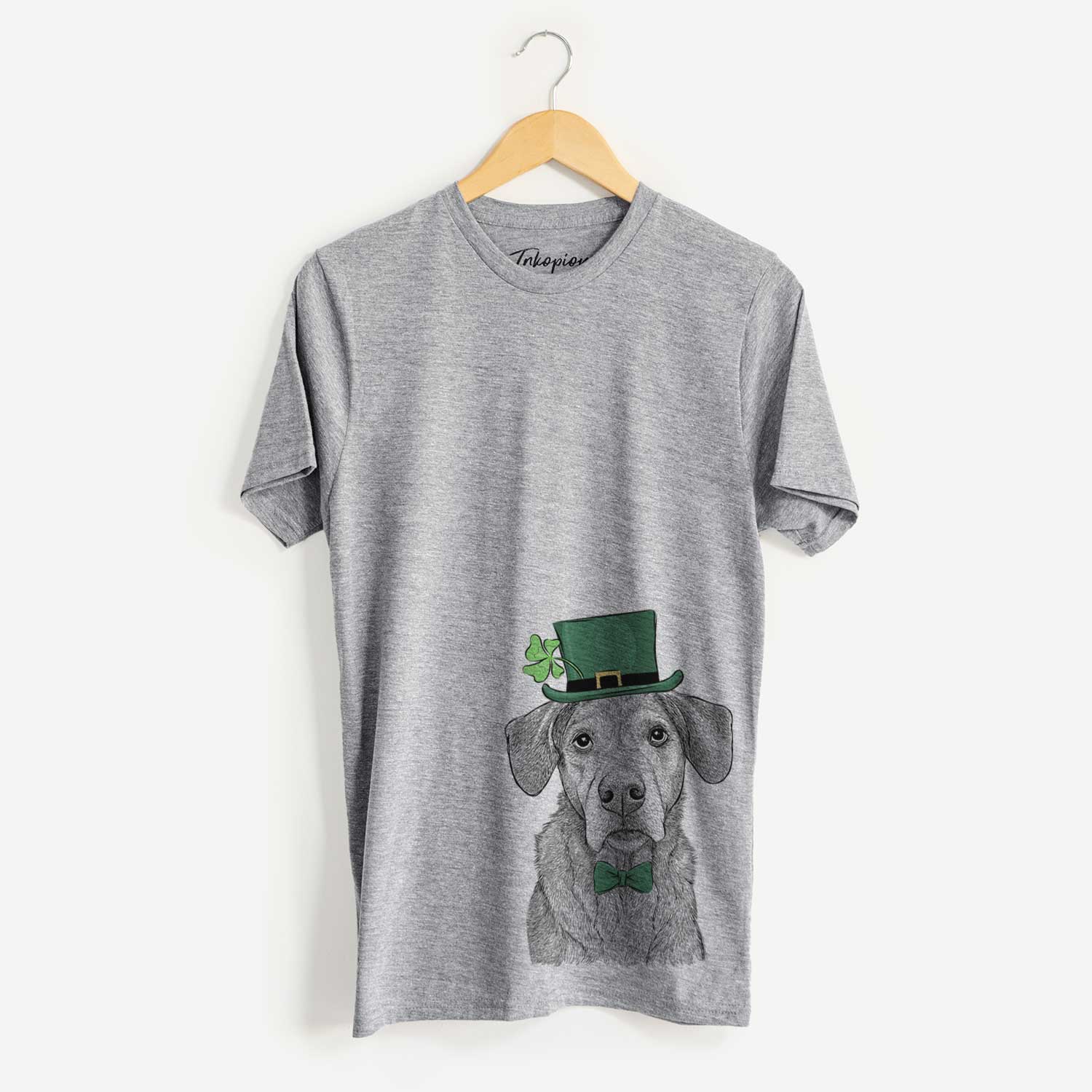 St. Patrick's Gravy the Plott Hound Beagle Mix - Unisex Crewneck - Image 2