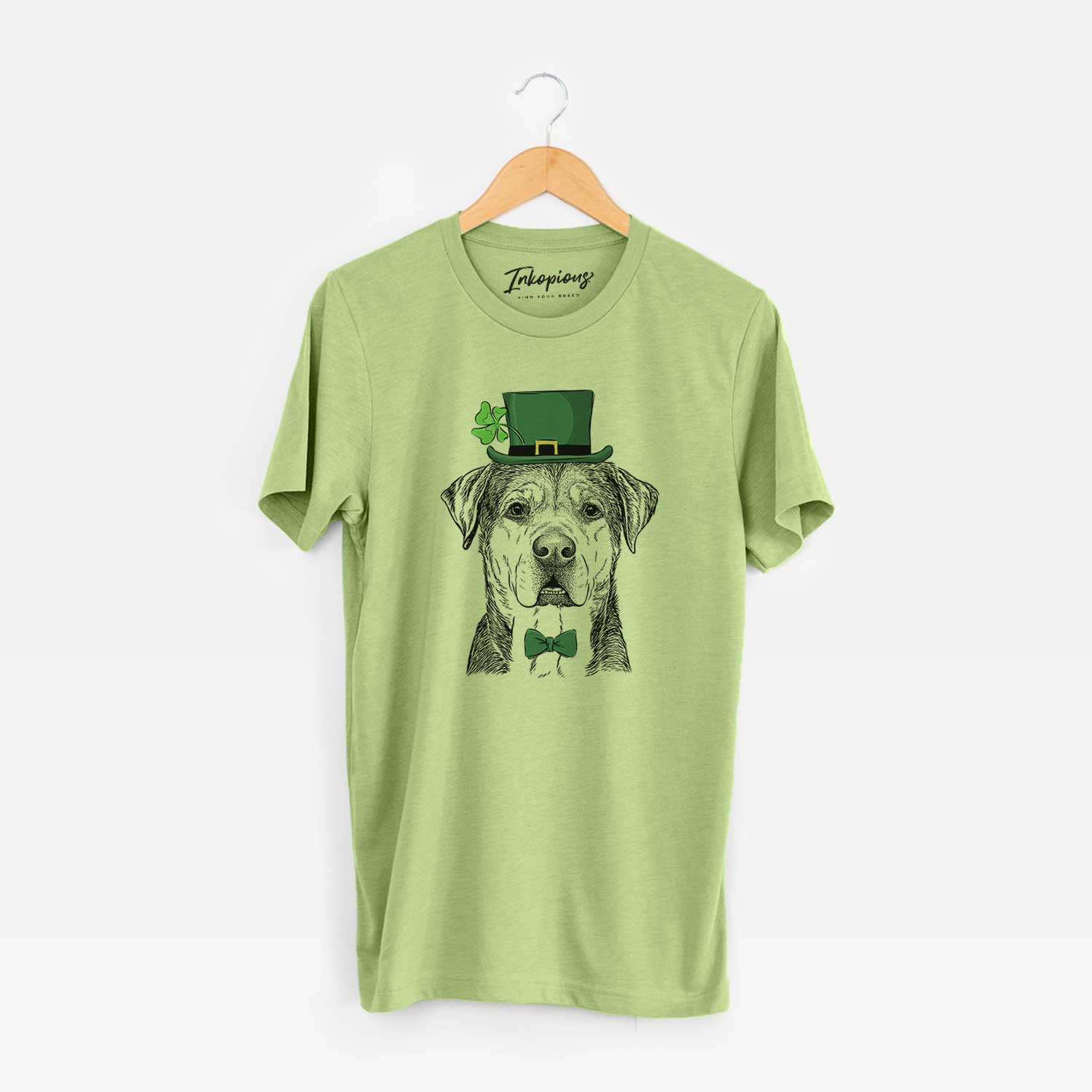 St. Patrick's Gus the Rottweiler Mix - Unisex Crewneck - Image 6