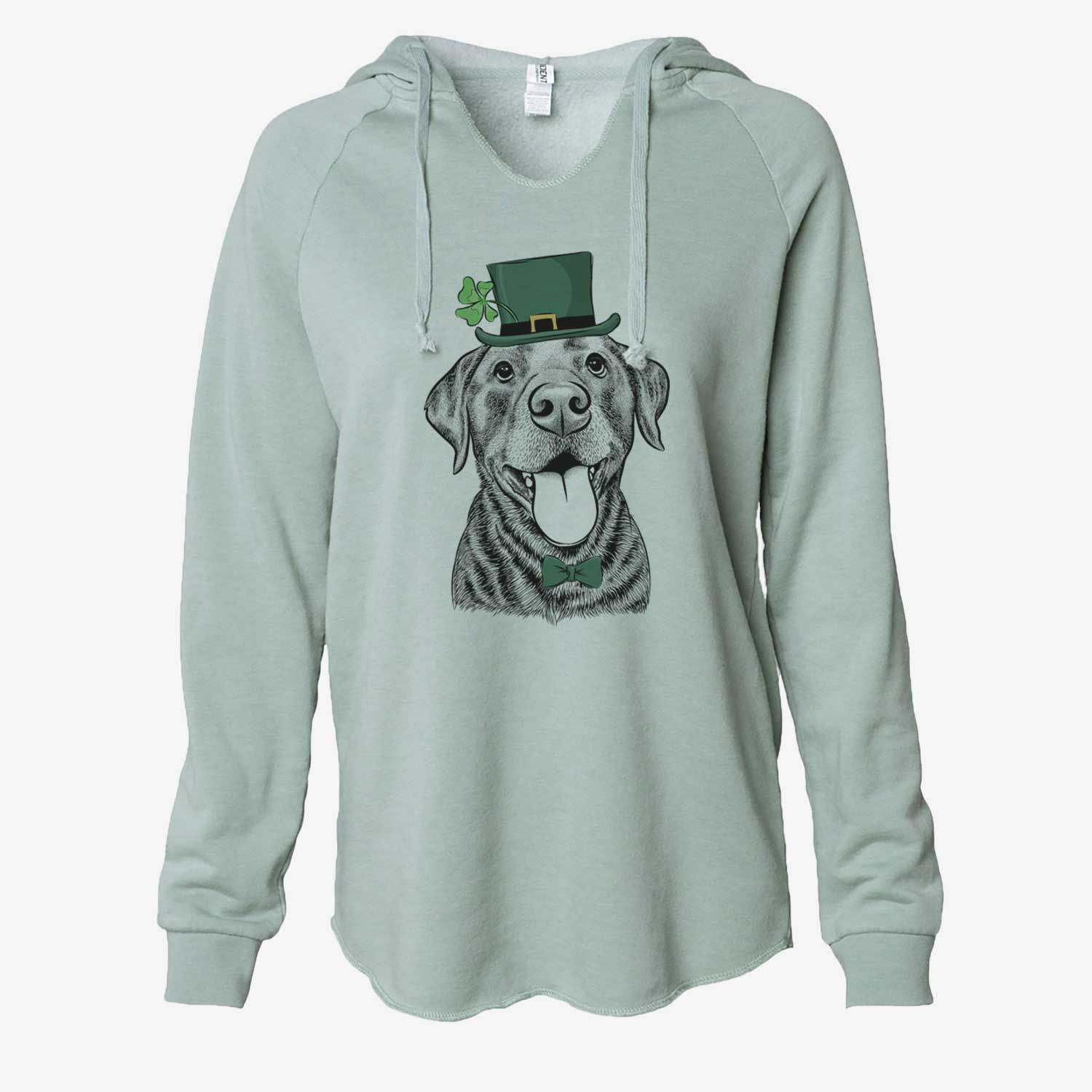 St. Patrick's Gwen the Labrador Retriever - Cali Wave Hooded Sweatshirt - Image 6