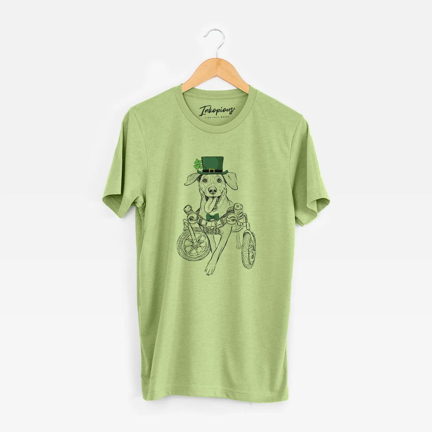 St. Patrick's Hannah the Pitbull Mix - Unisex Crewneck - Image 6