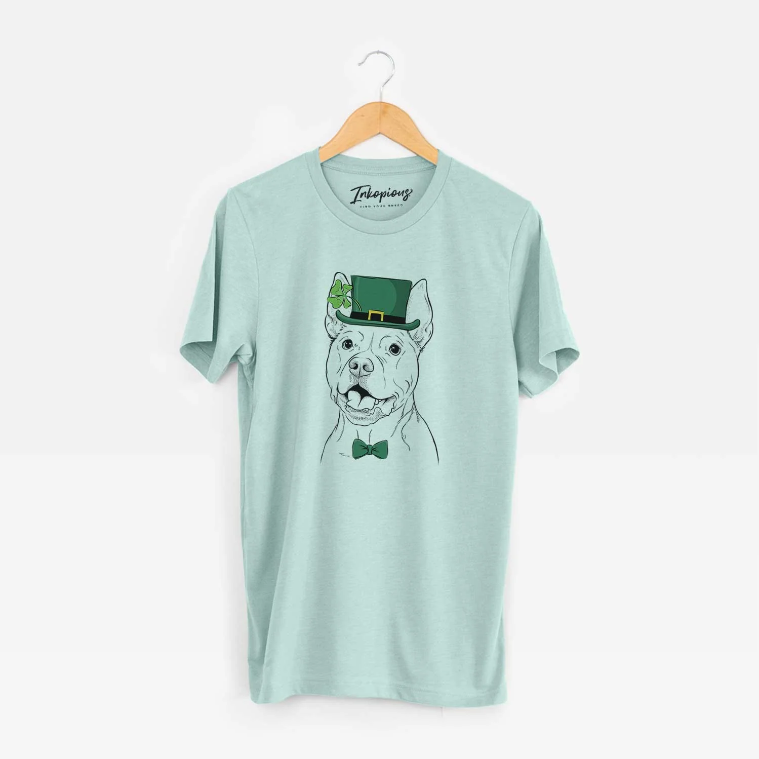 St. Patrick's Harley the Pitbull - Unisex Crewneck - Image 7