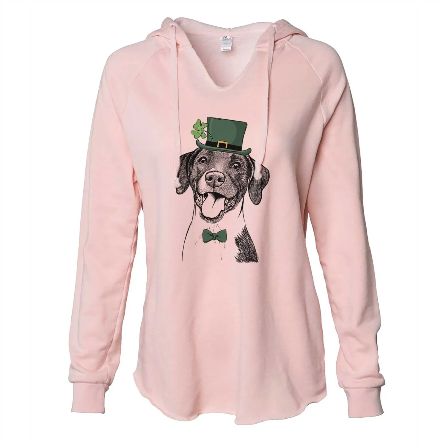 St. Patrick's Harper the Mixed Breed - Cali Wave Hooded Sweatshirt - Image 4
