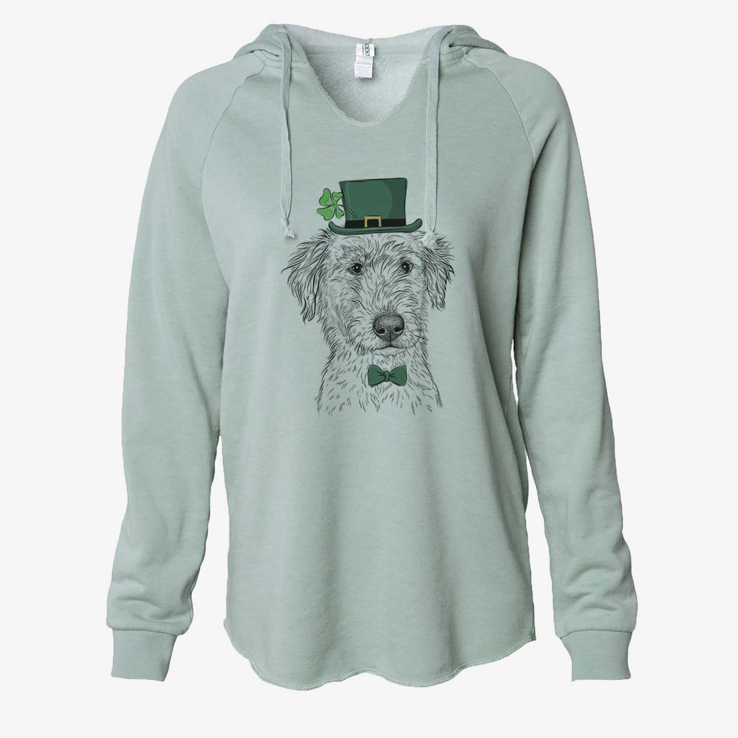 St. Patrick's Harry the Mixed Breed Puppy - Cali Wave Hooded Sweatshirt - Image 6