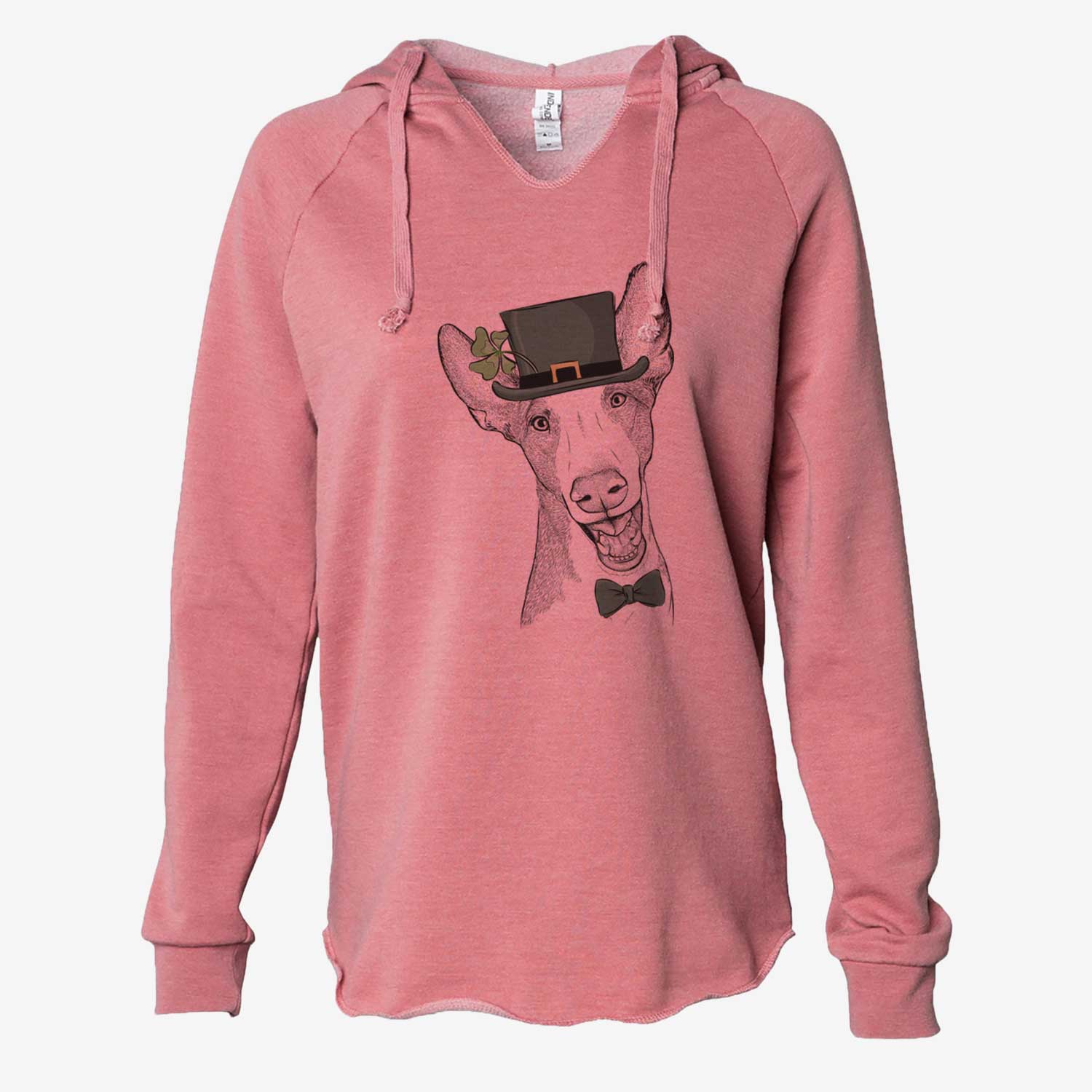 St. Patrick's Havok the Ibizan Hound - Cali Wave Hooded Sweatshirt - Image 5