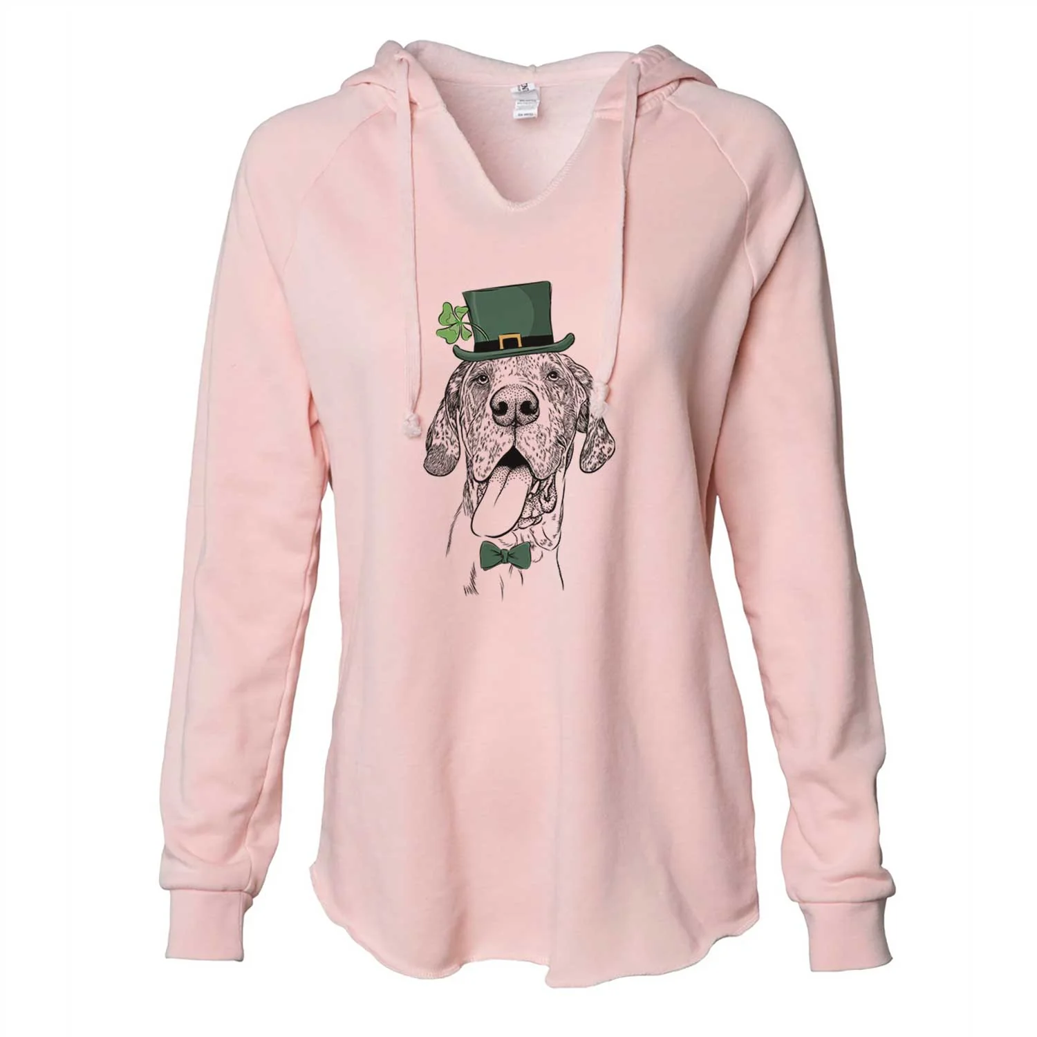 St. Patrick's Hennessey the Great Dane - Cali Wave Hooded Sweatshirt - Image 4