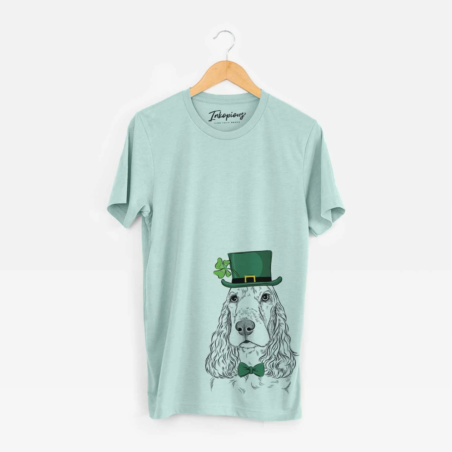 St. Patrick's Henry the English Cocker Spaniel - Unisex Crewneck - Image 4