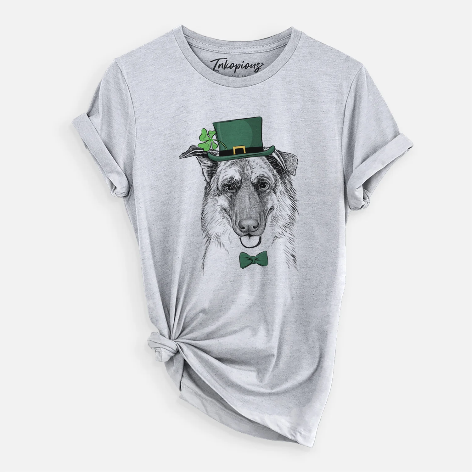 St. Patrick's Henry the German Shepherd - Unisex Crewneck - Image 5