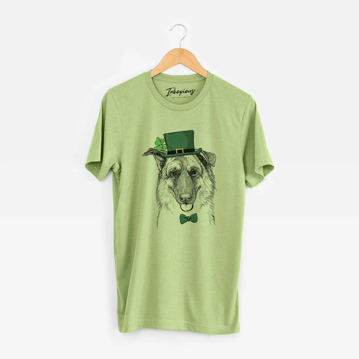 St. Patrick's Henry the German Shepherd - Unisex Crewneck - Image 6
