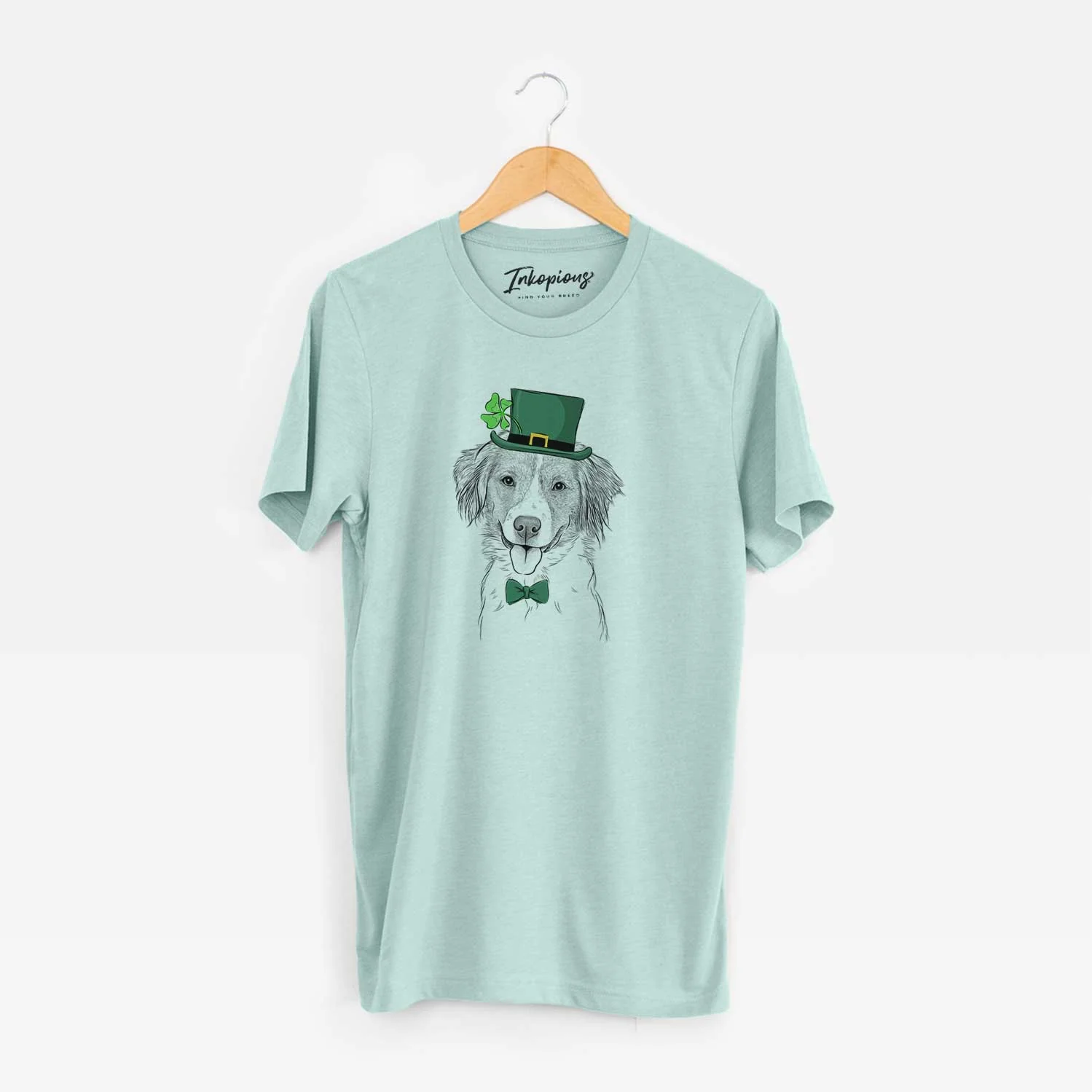 St. Patrick's Hercules the Nederlandse Kooikerhondje - Unisex Crewneck - Image 7