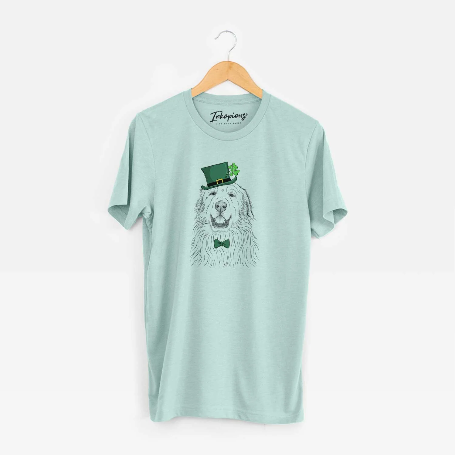 St. Patrick's Horton the Great Pyrenees - Unisex Crewneck - Image 7