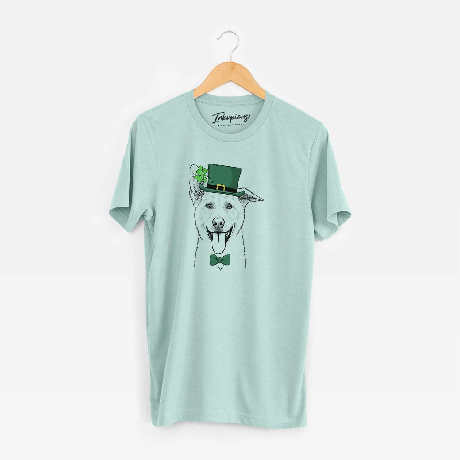St. Patrick's Hoya the Korean Jindo - Unisex Crewneck - Image 7