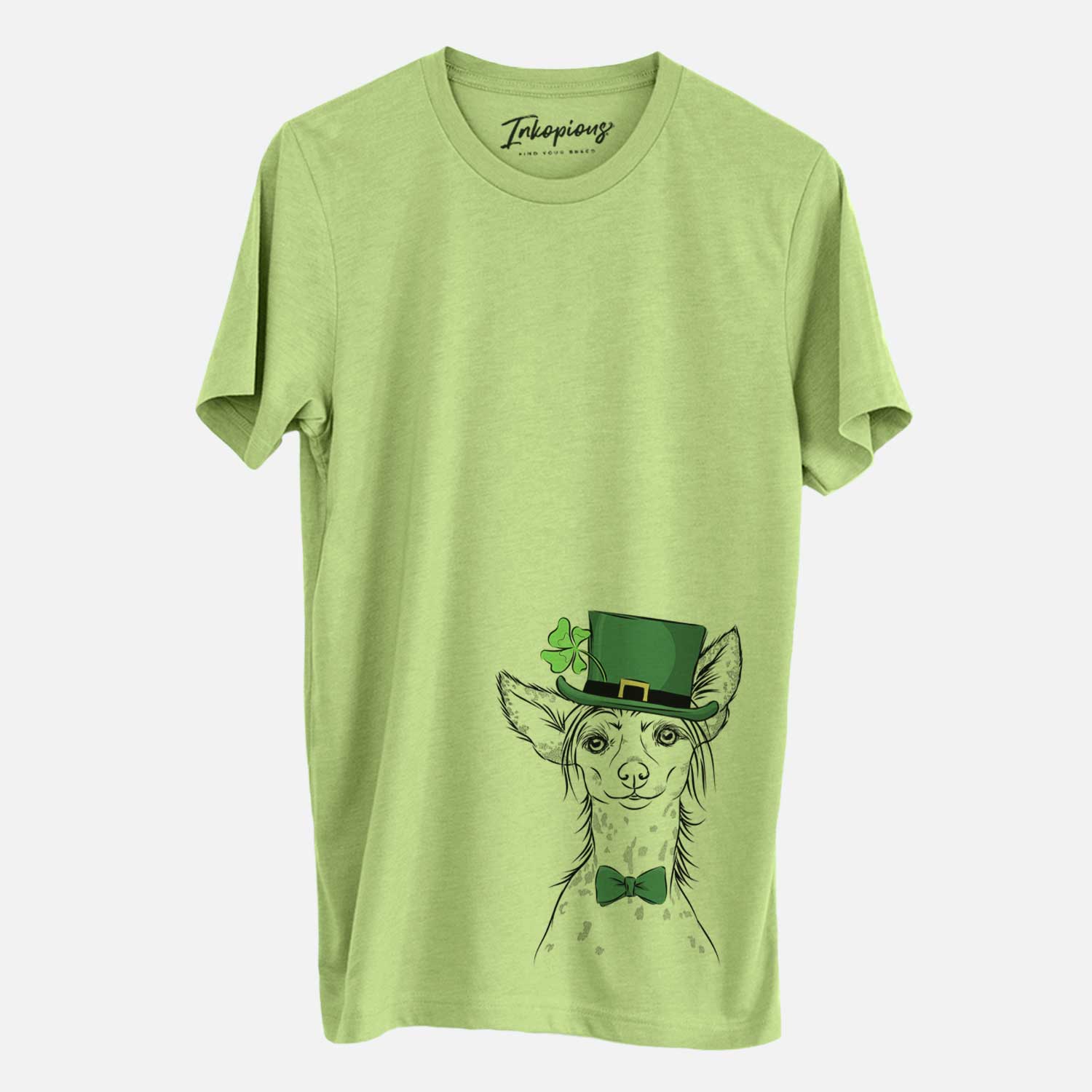 St. Patrick's Hudson the Chinese Crested - Unisex Crewneck - Image 3