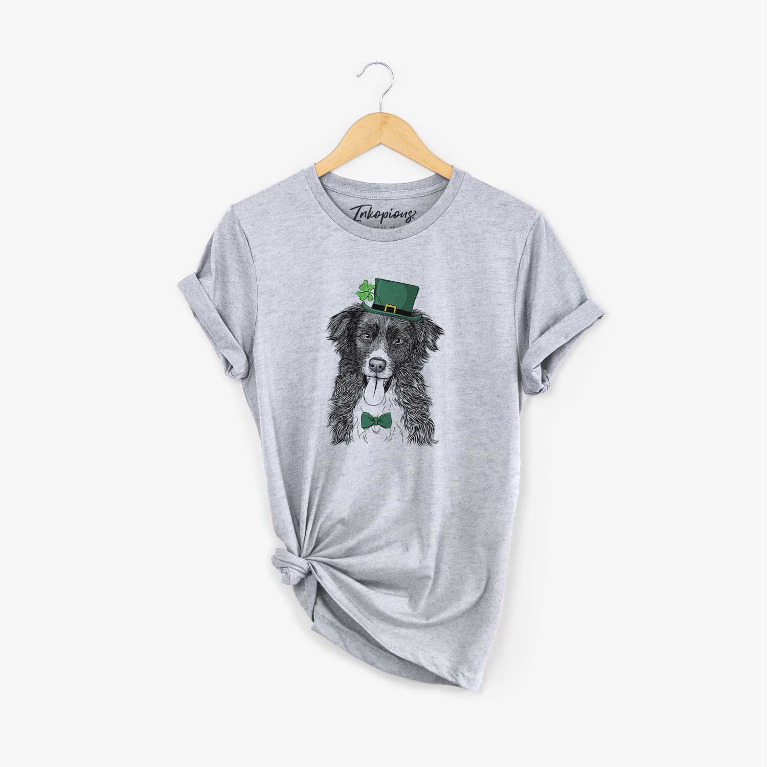 St. Patrick's Indi the Border Collie - Unisex Crewneck - Image 5