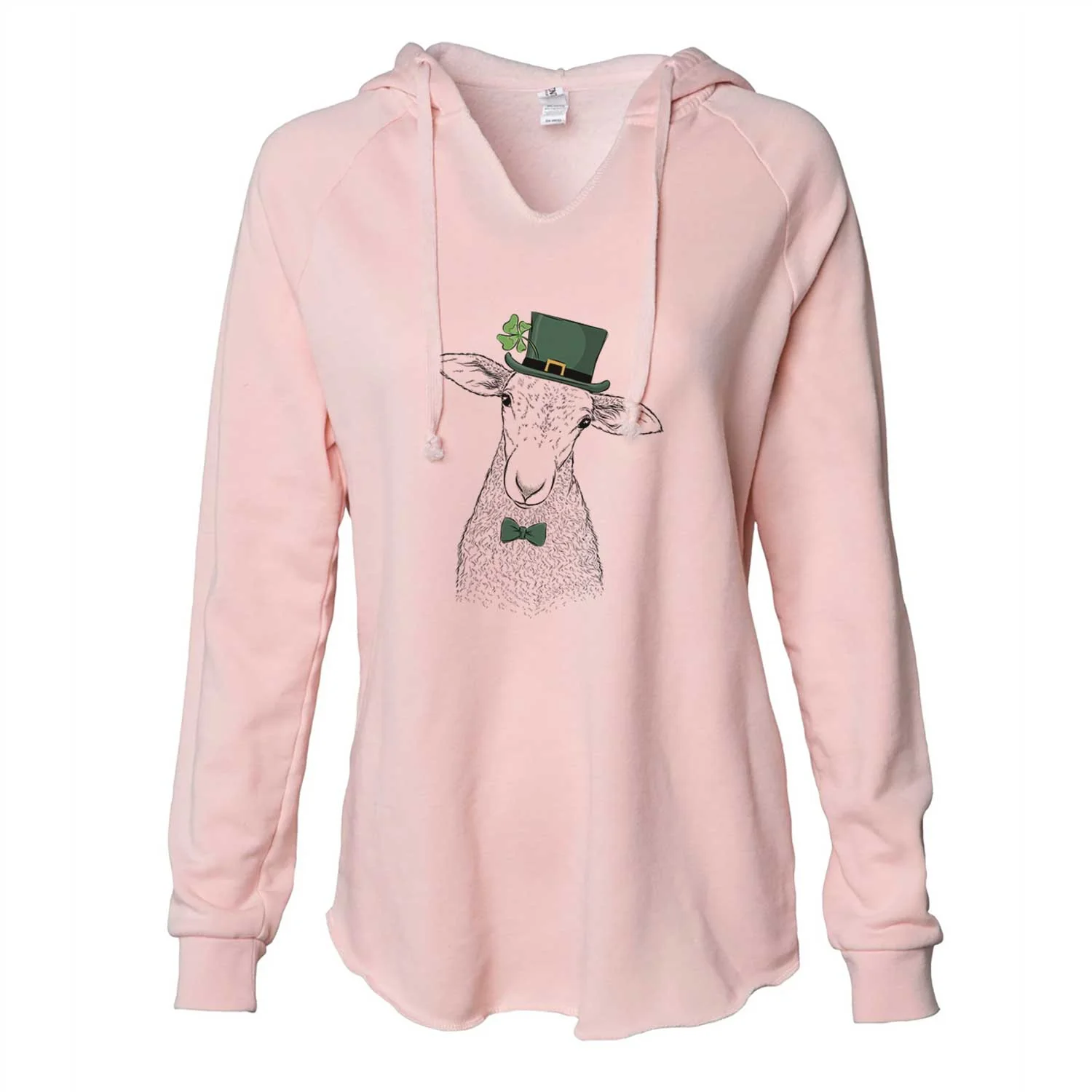 St. Patrick's Ivy the Lamb - Cali Wave Hooded Sweatshirt - Image 4