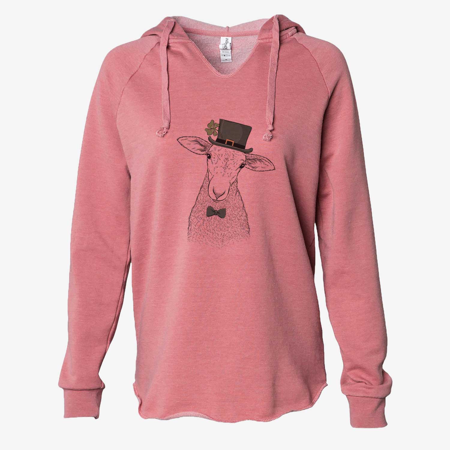 St. Patrick's Ivy the Lamb - Cali Wave Hooded Sweatshirt - Image 5