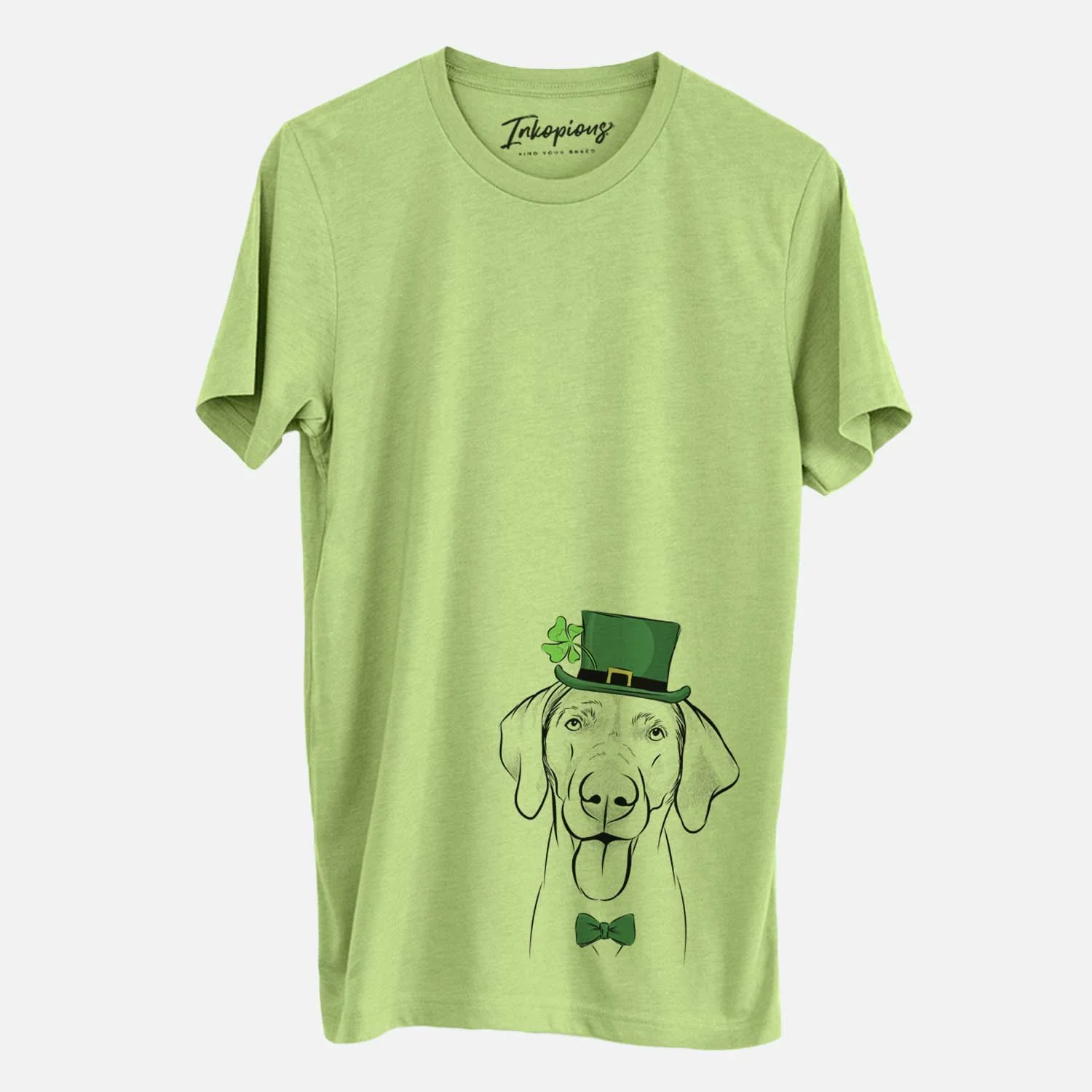 St. Patrick's Jackson the Weimaraner - Unisex Crewneck - Image 3